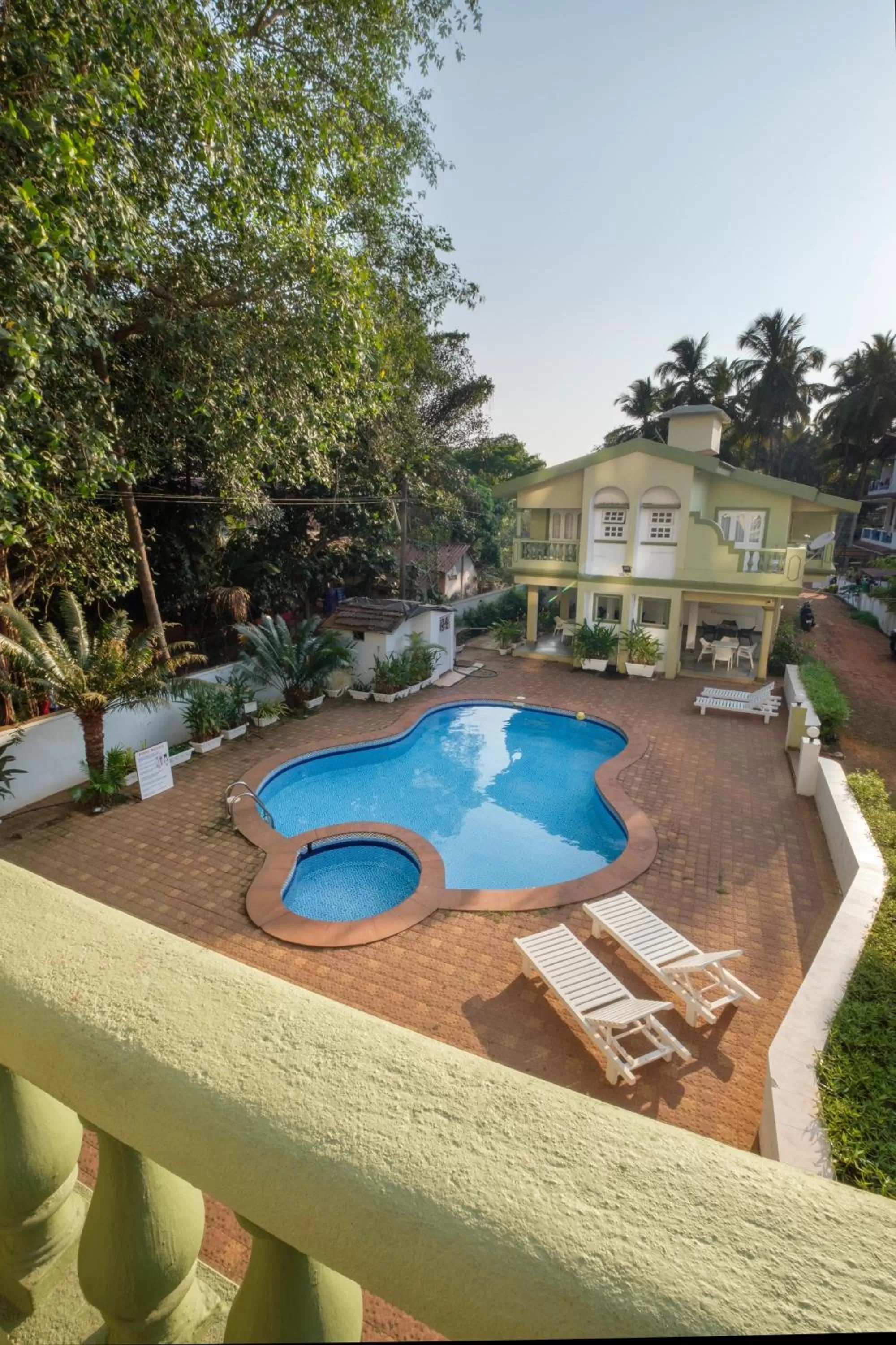 Pool View in Casa Legend Economy, Calangute Goa