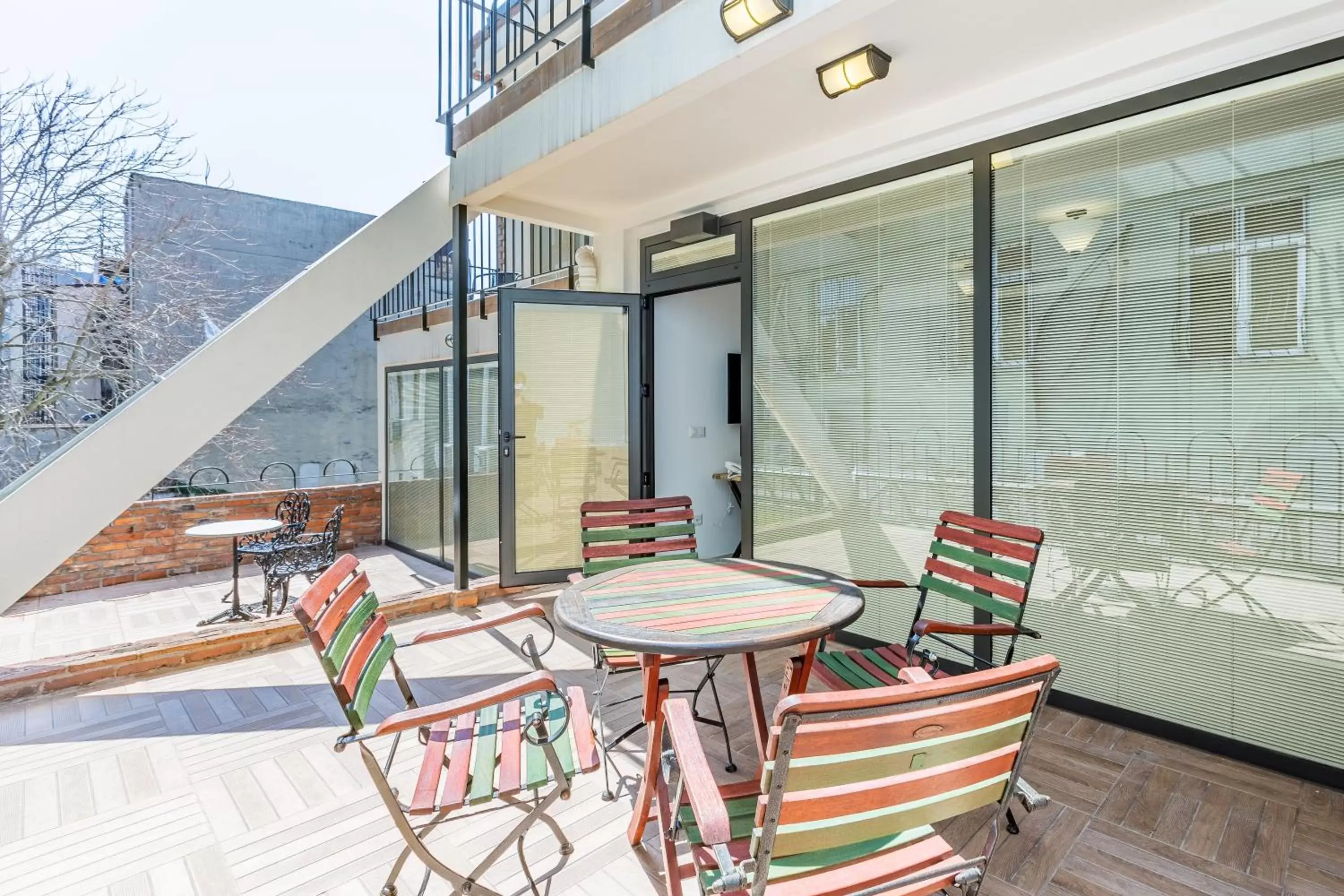 Balcony/Terrace in Villa Pera Suite Hotel
