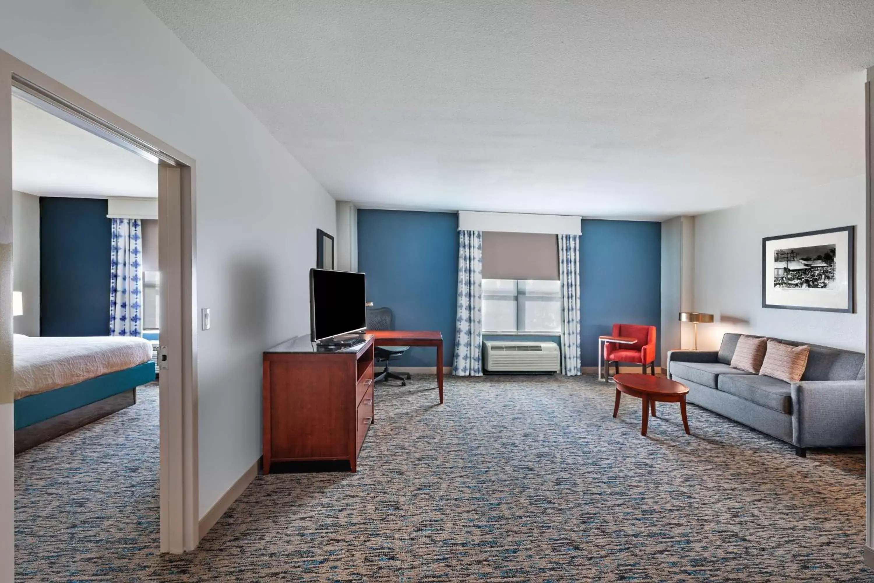 Living room, Bed in Hilton Garden Inn Houston/Sugar Land Living room, Bed in Hilton Garden Inn Houston/Sugar Land