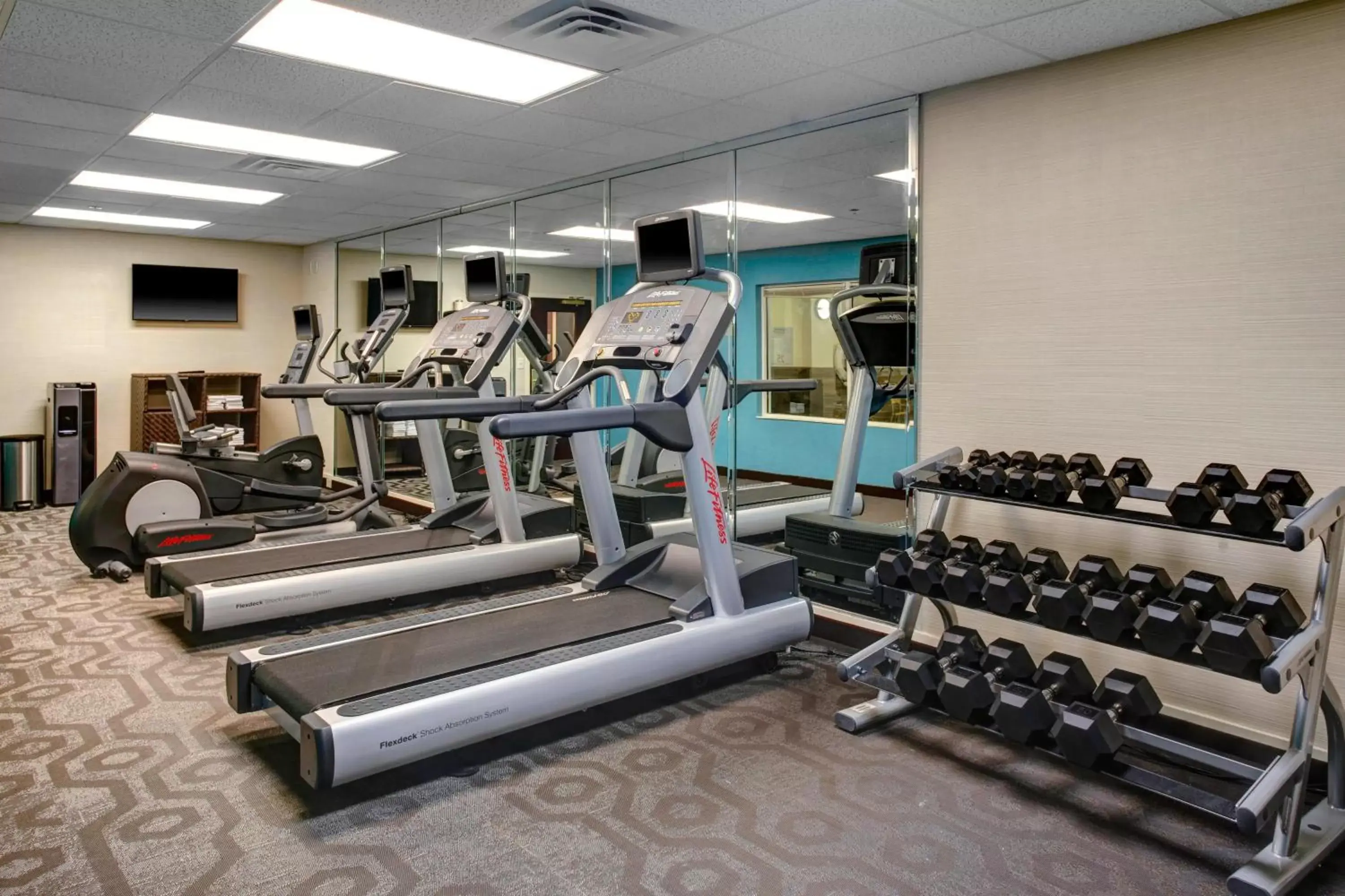 Fitness centre/facilities, Fitness Center/Facilities in Fairfield Inn and Suites by Marriott Atlanta Suwanee