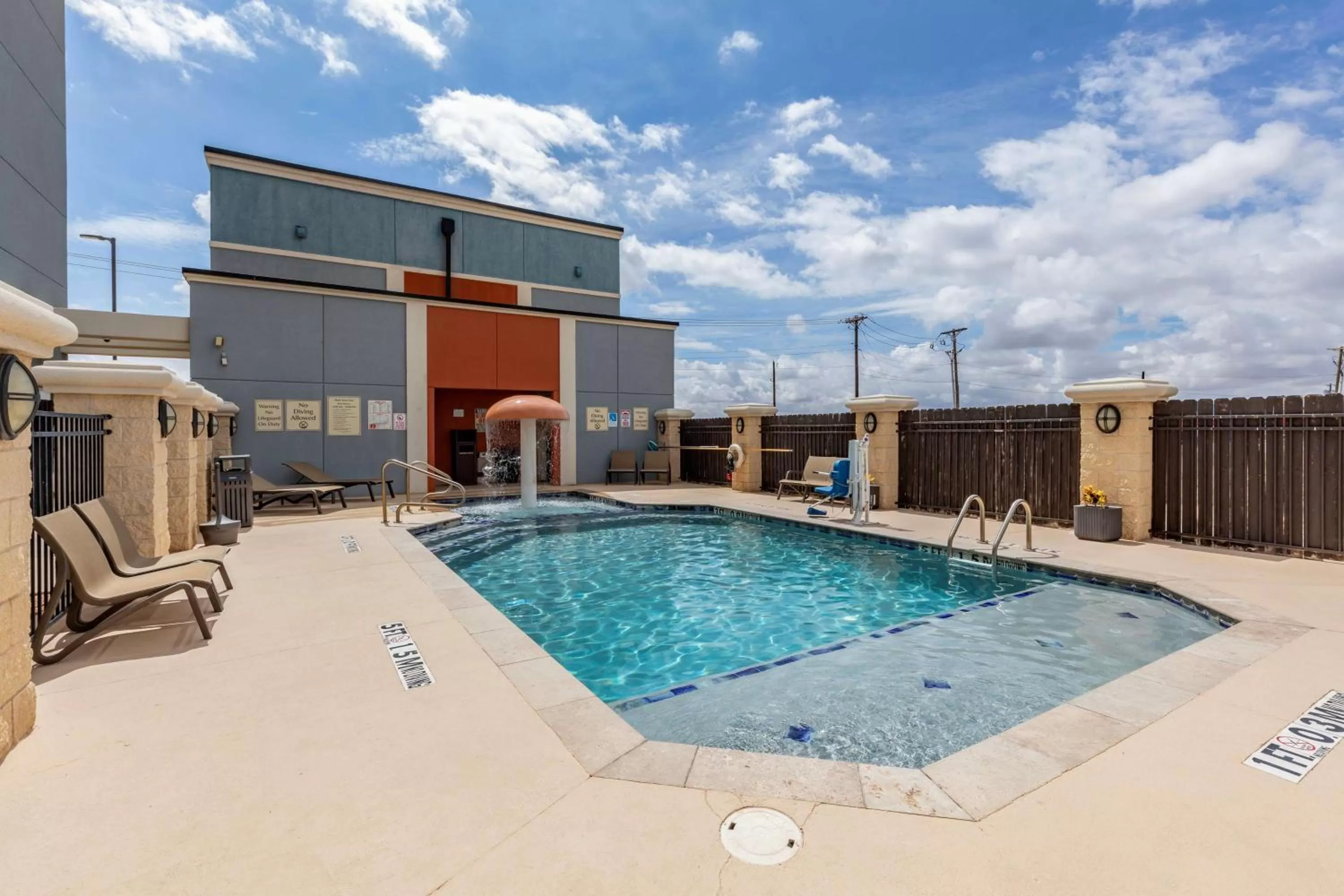 Pool view in Best Western Plus North Odessa Inn & Suites