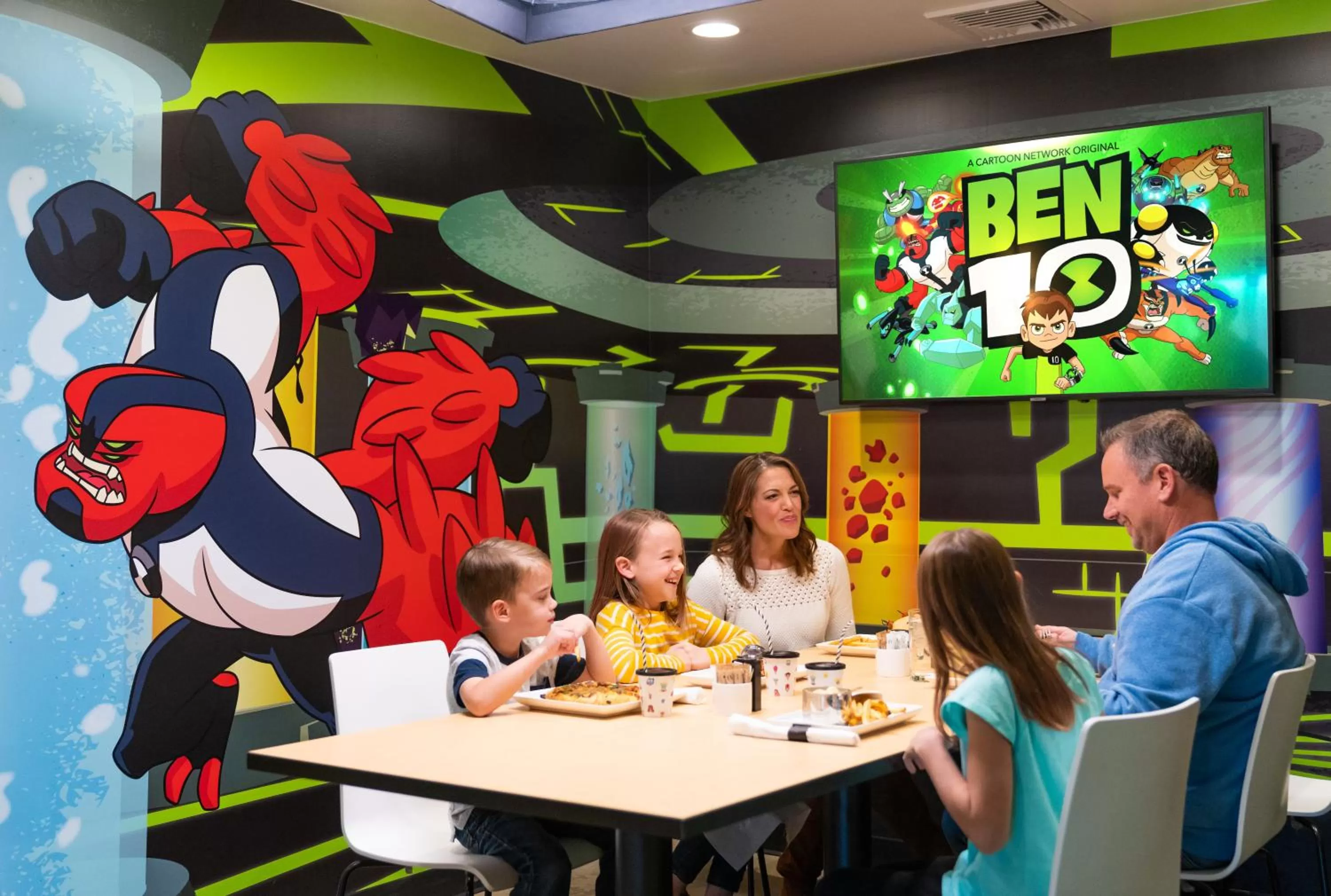 Restaurant/places to eat in Cartoon Network Hotel
