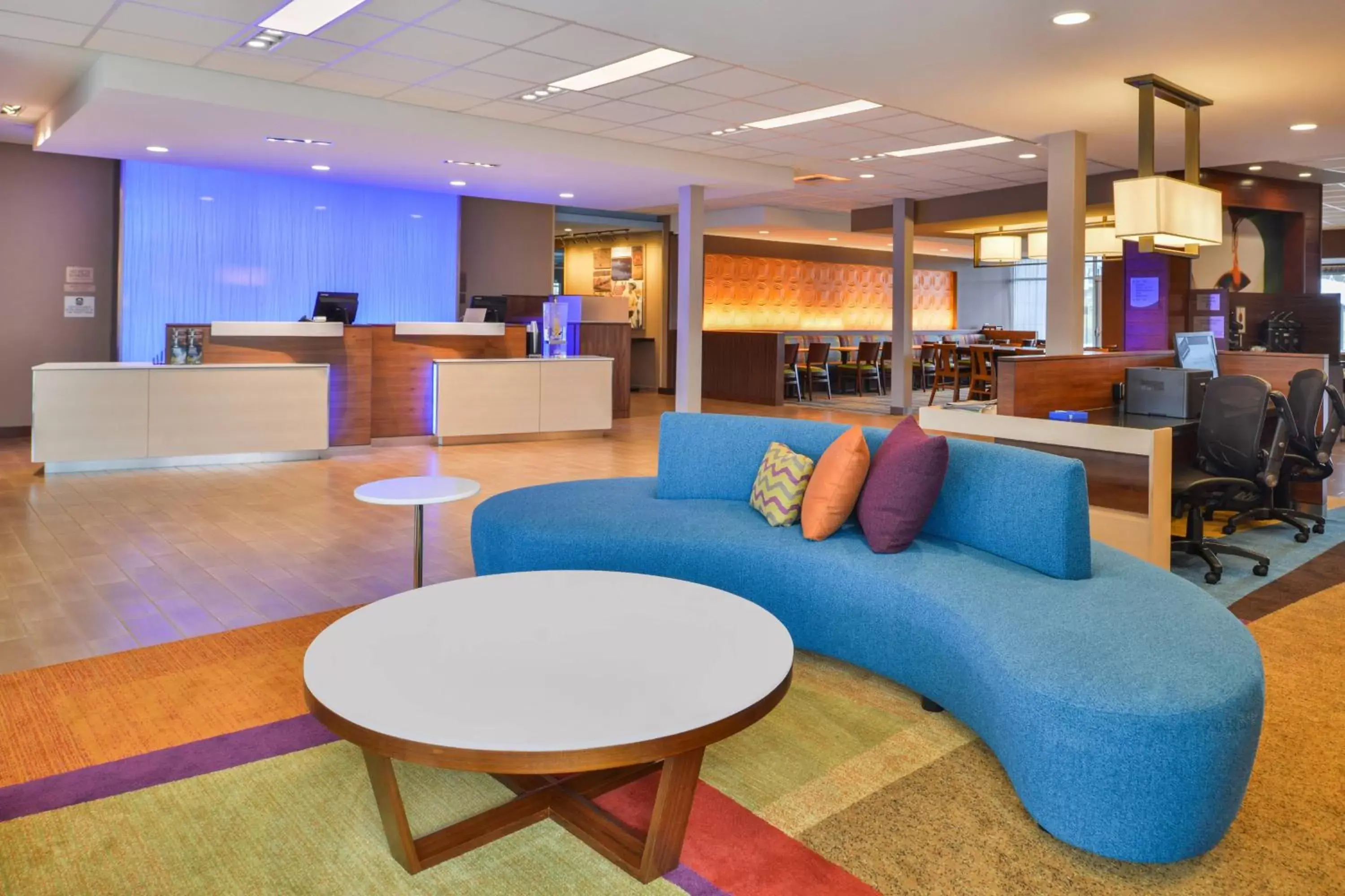 Lobby or reception, Lobby/Reception in Fairfield Inn & Suites by Marriott Eugene East/Springfield