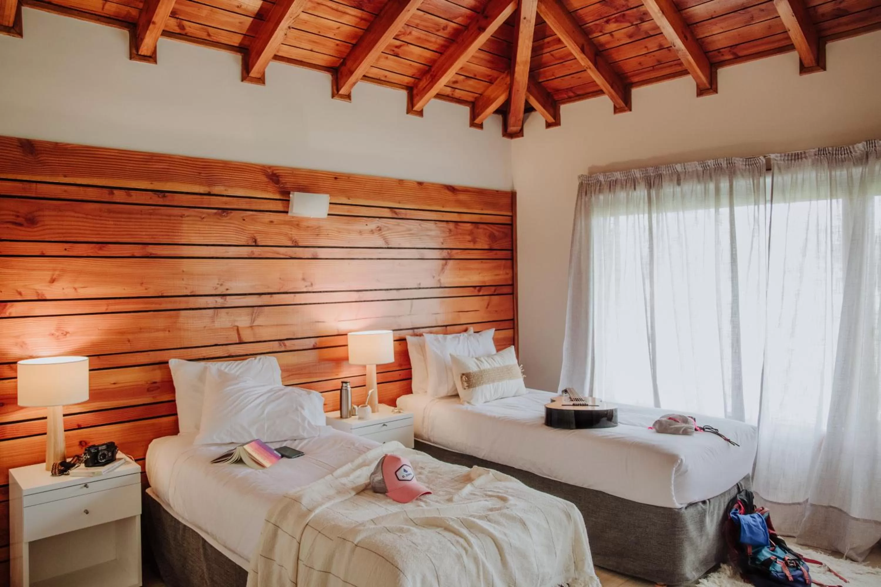 Bed in Hostería El Coirón