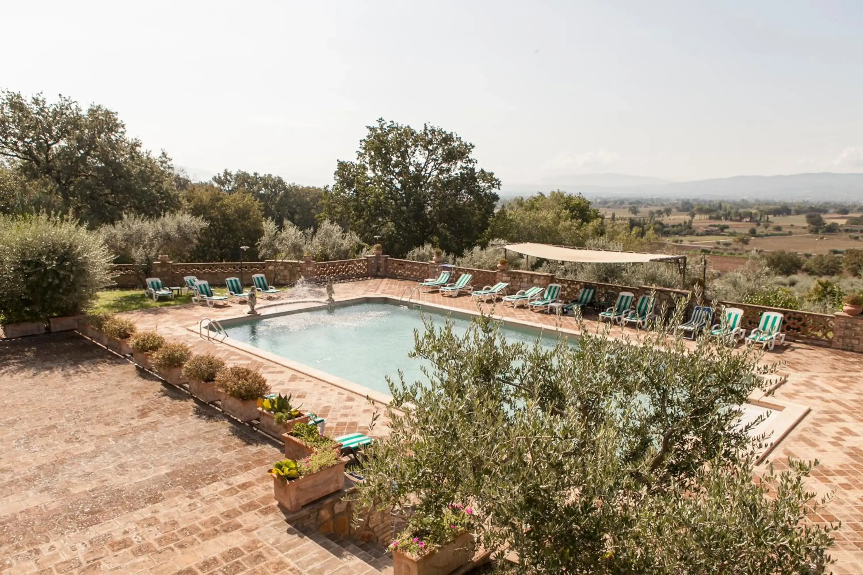 Pool View in Country House Tre Esse