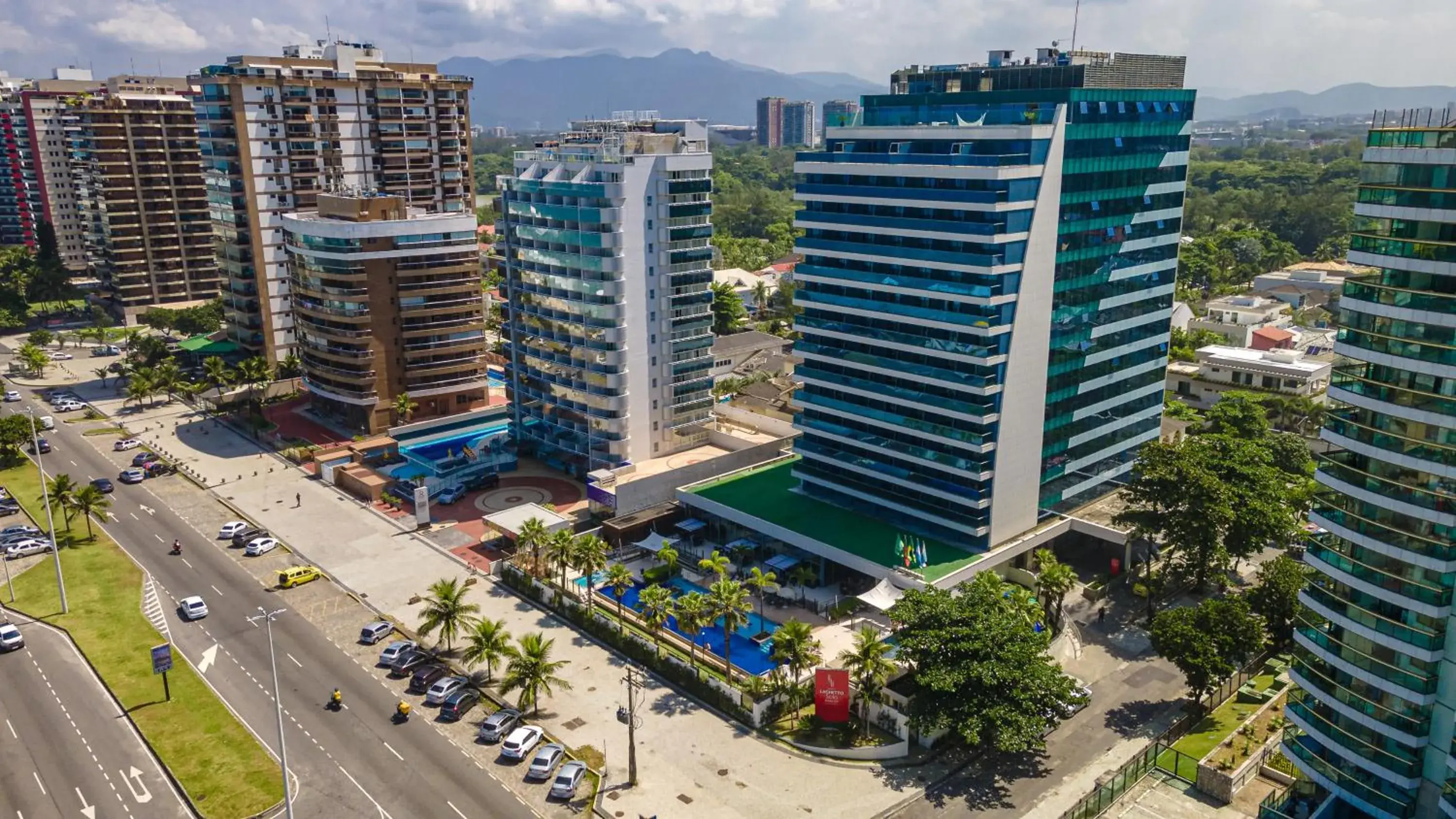 Facade/entrance, Bird's-eye View in Hotel Laghetto Stilo Barra