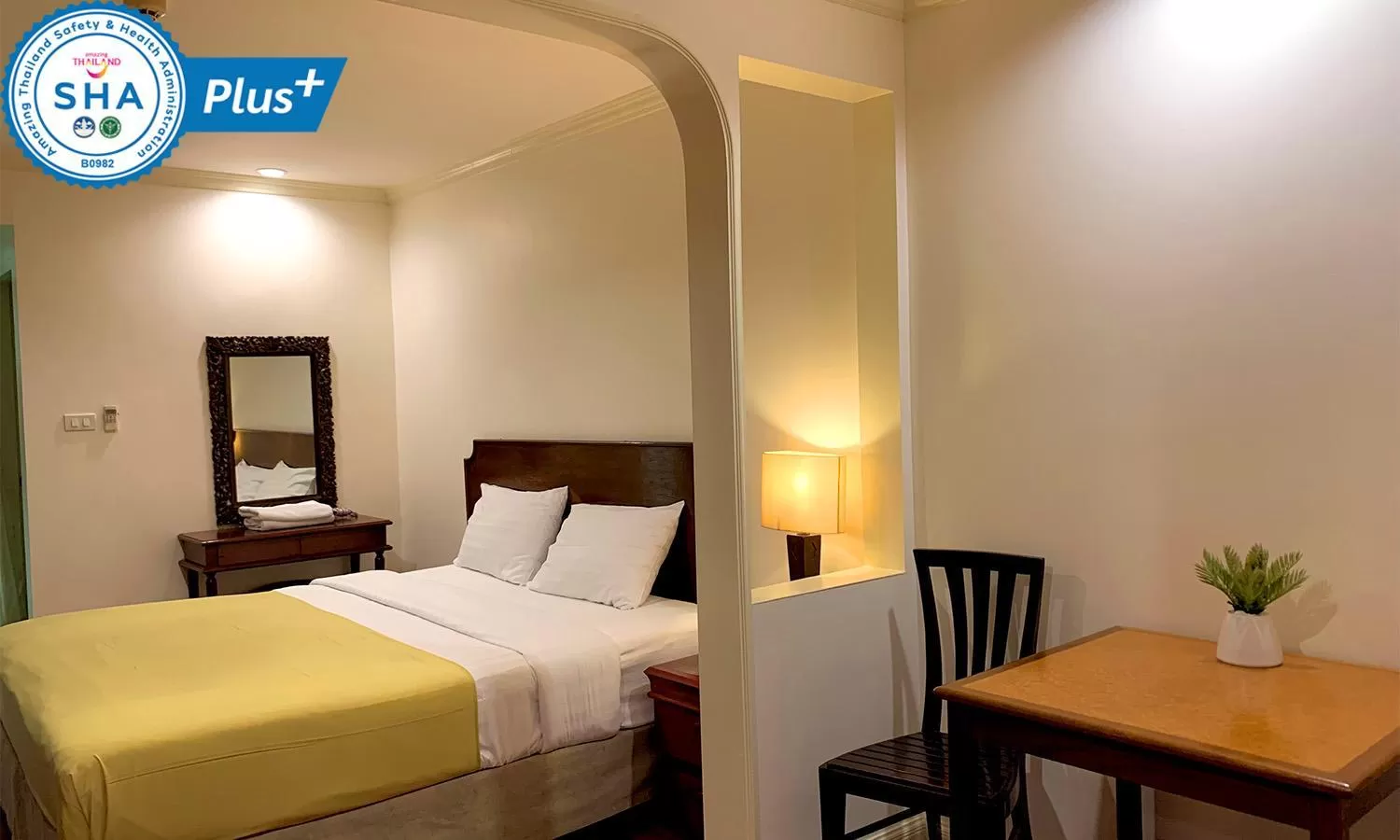 Bed in The Victory Residences Bangkok