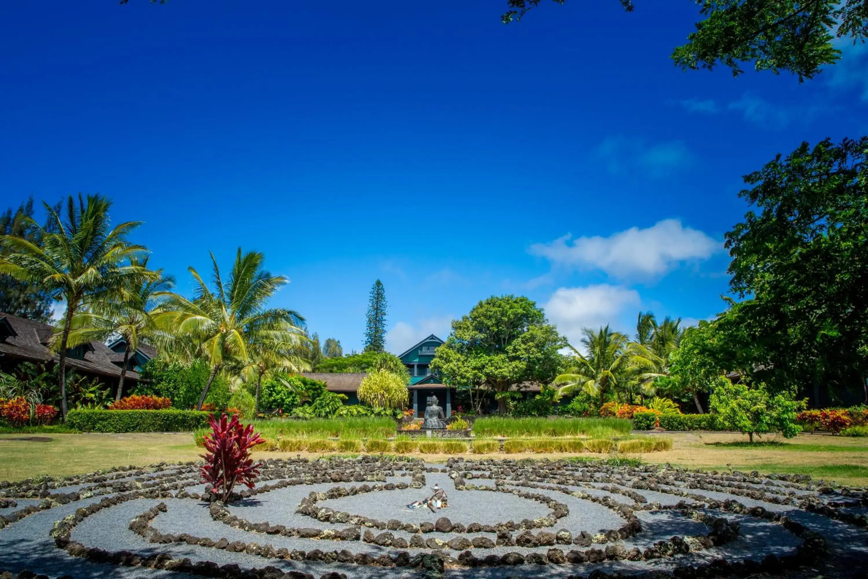 Garden in Lumeria Maui, Educational Retreat Center