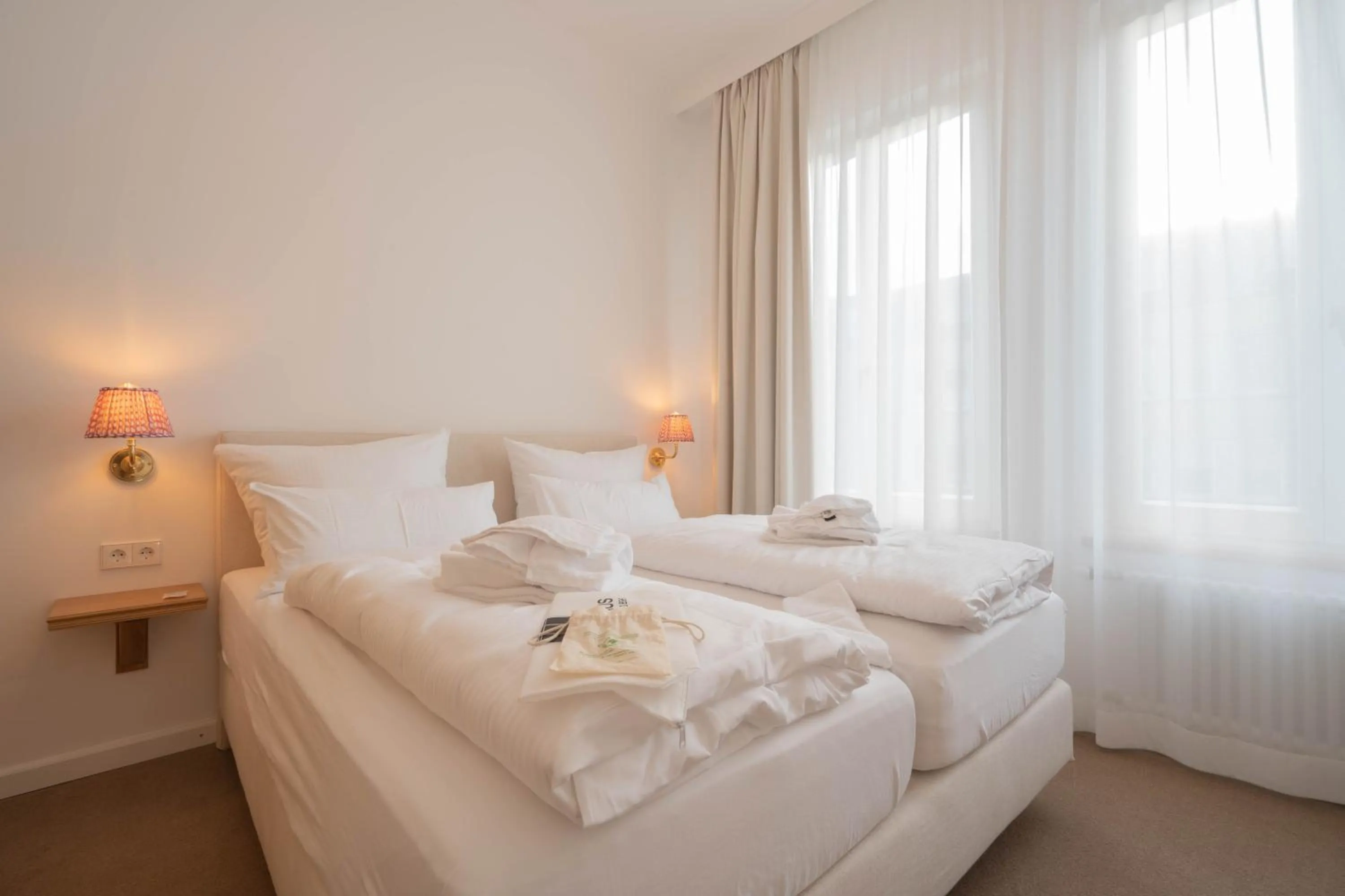 Photo of the whole room, Bed in Logierhaus Austernfischer