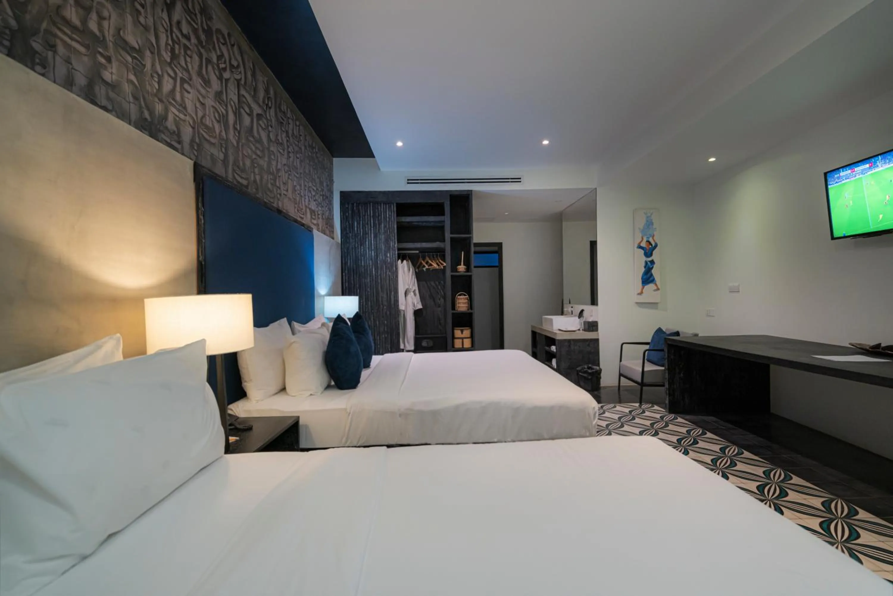 Bed in Monthara Angkor Residence