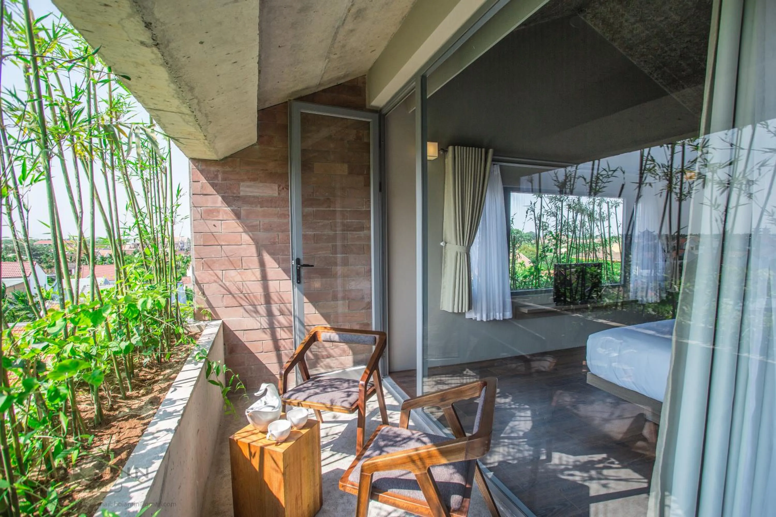 Balcony/Terrace in Mulberry Collection Silk Eco