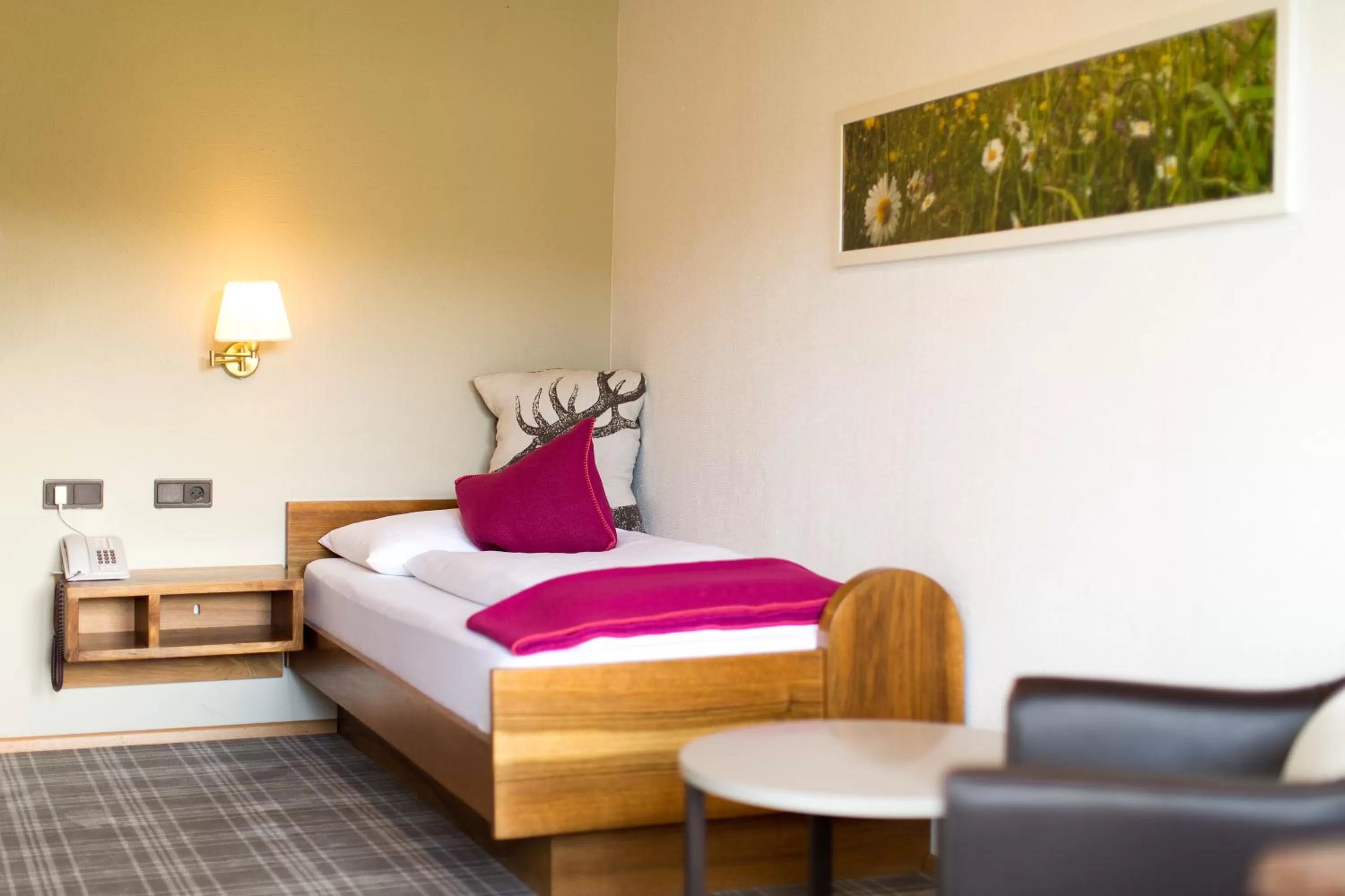 Bed in Hotel Garni Römerhof