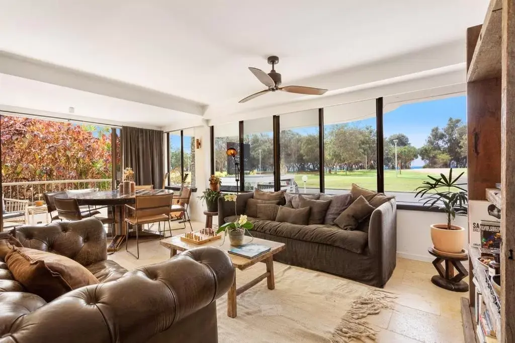 Patio in Byron Pacific Apartments - On Clarkes Beach