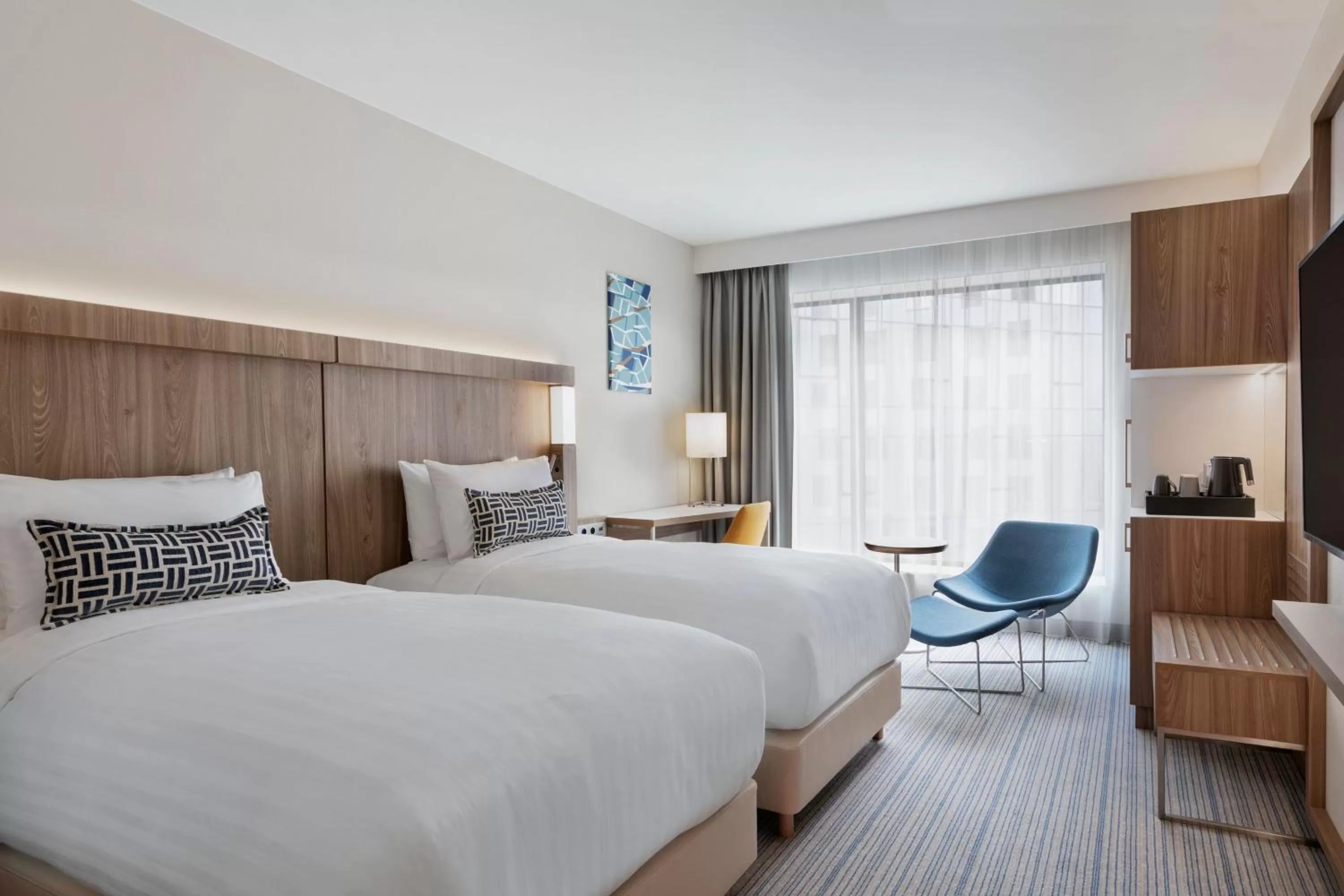 Photo of the whole room, Bed in Courtyard by Marriott Szczecin City