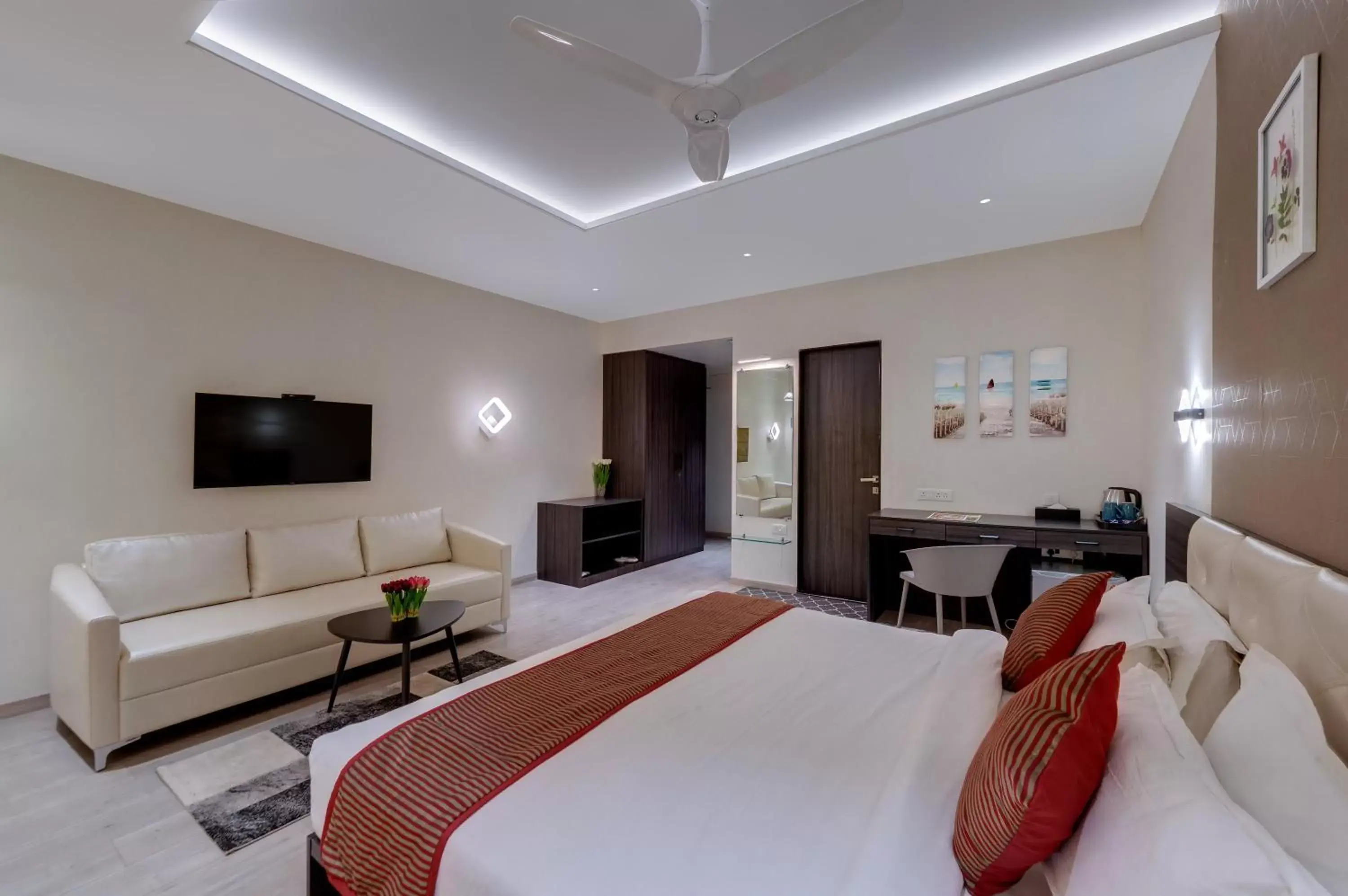 View (from property/room), Bed in Grand Fortune Beacon, Ichalkaranji View (from property/room), Bed in Grand Fortune Beacon, Ichalkaranji