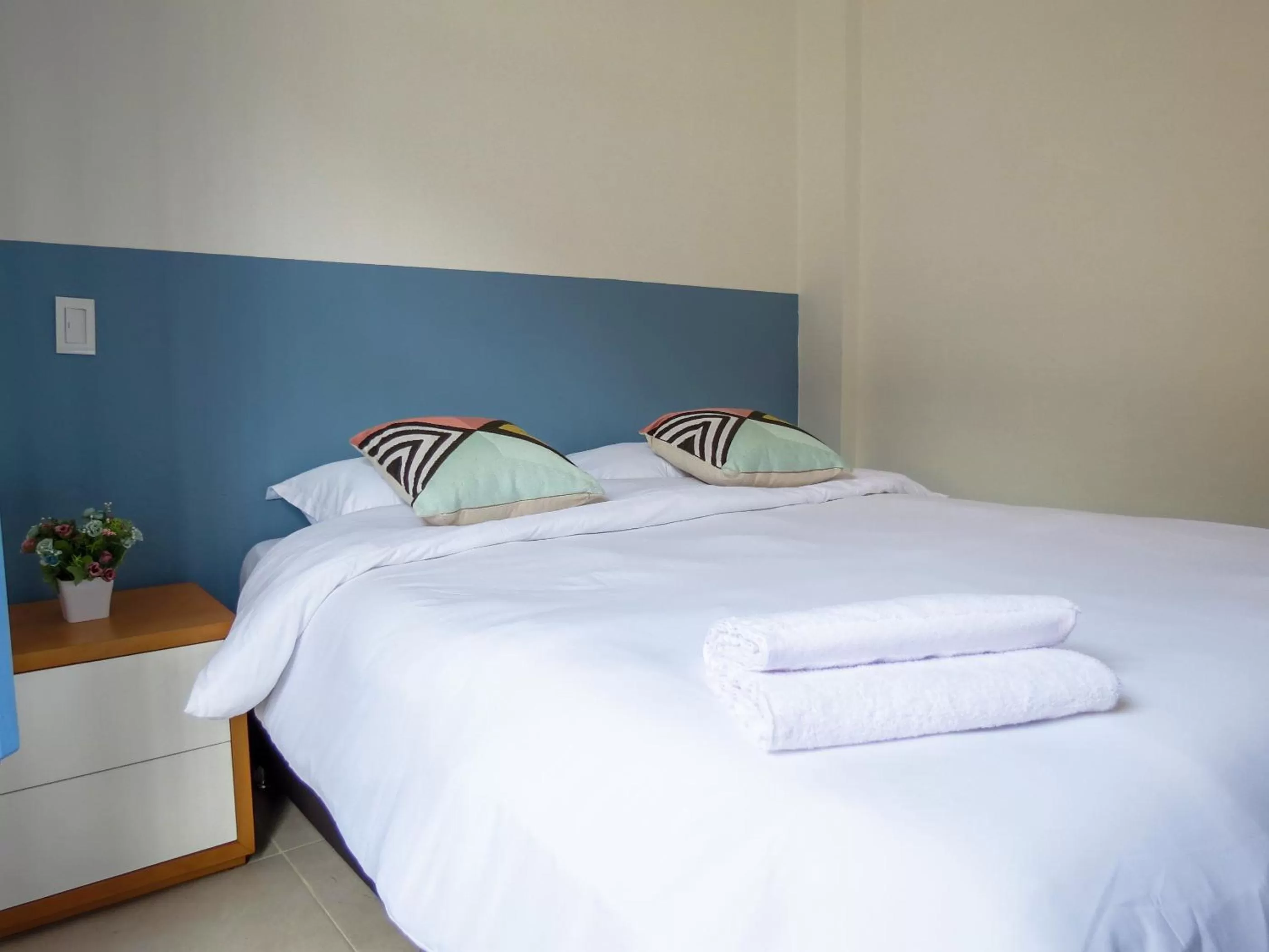 Bed in Hotel Azulado Jericó