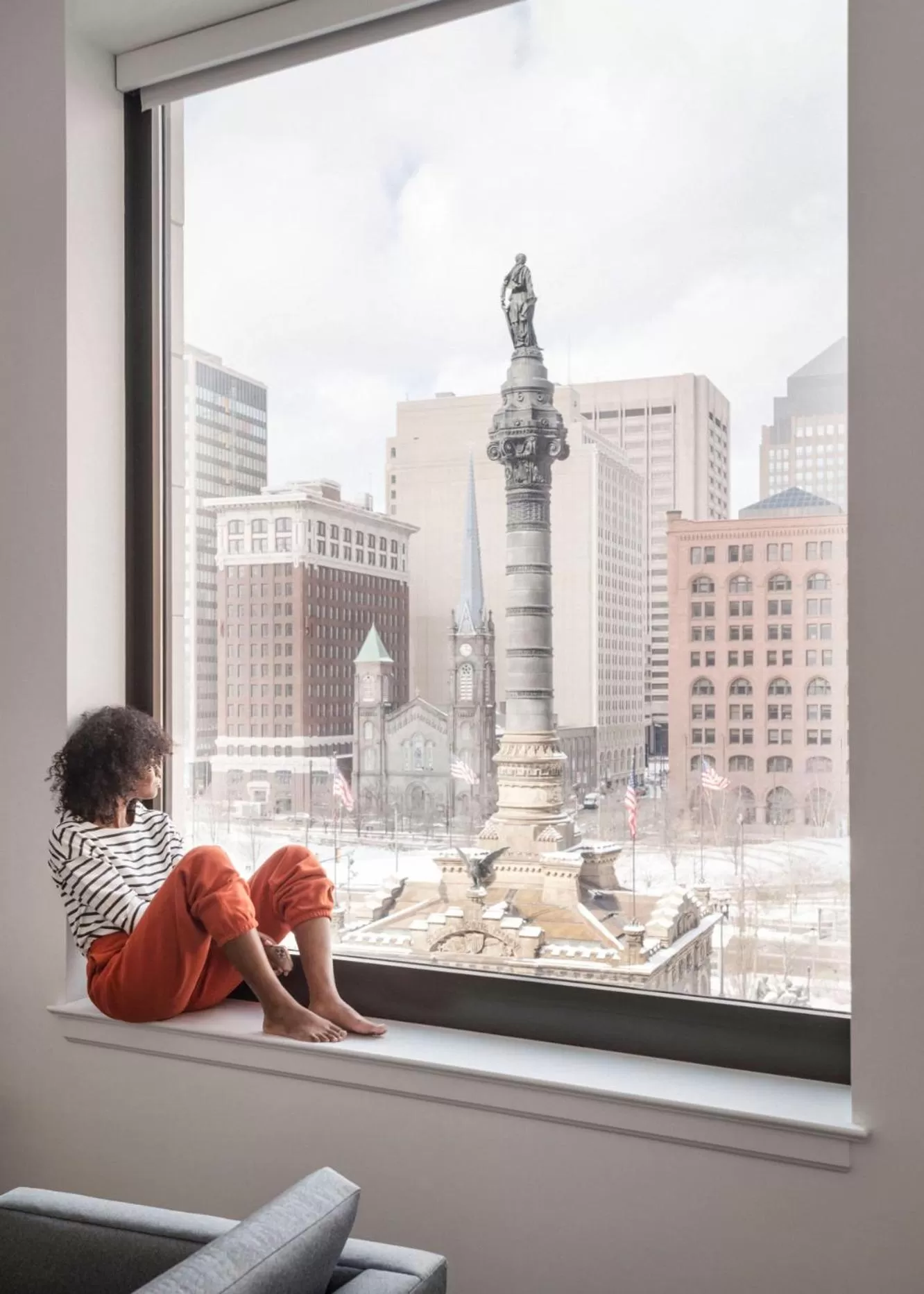 City view in ROOST Cleveland