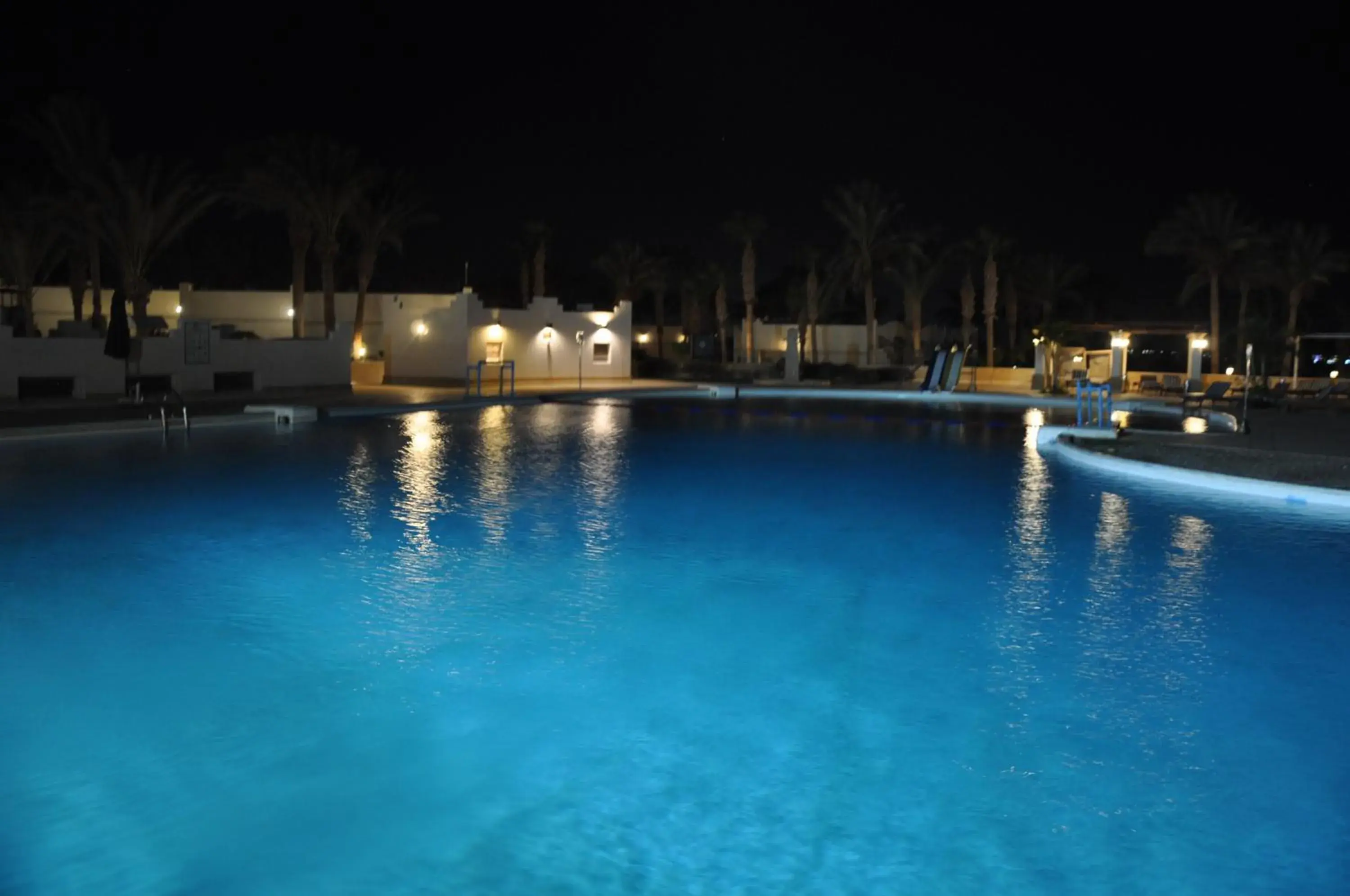 Night, Swimming Pool in Hurghada Coral Beach Hotel