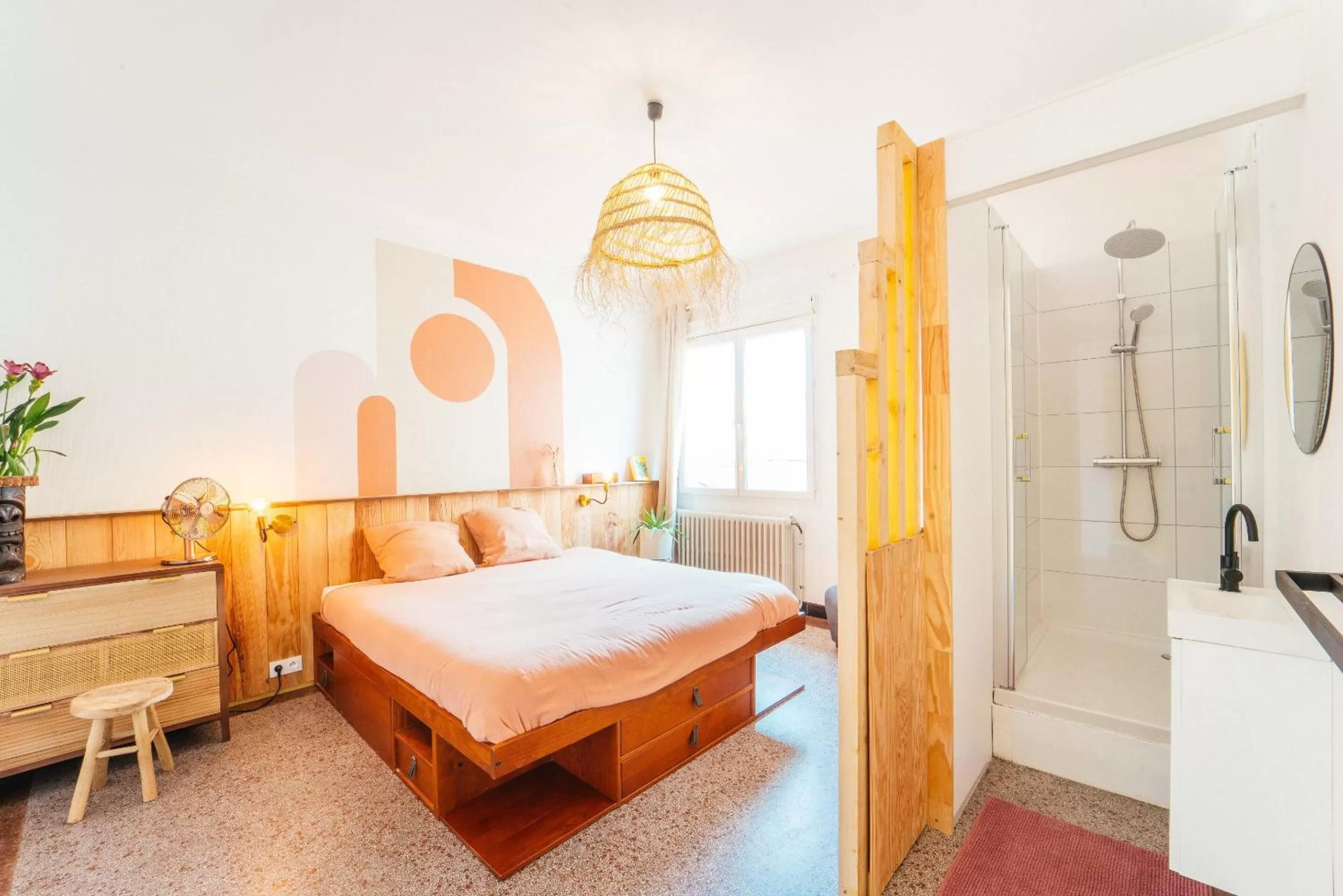 Bedroom, Bed in La Boga Surf House