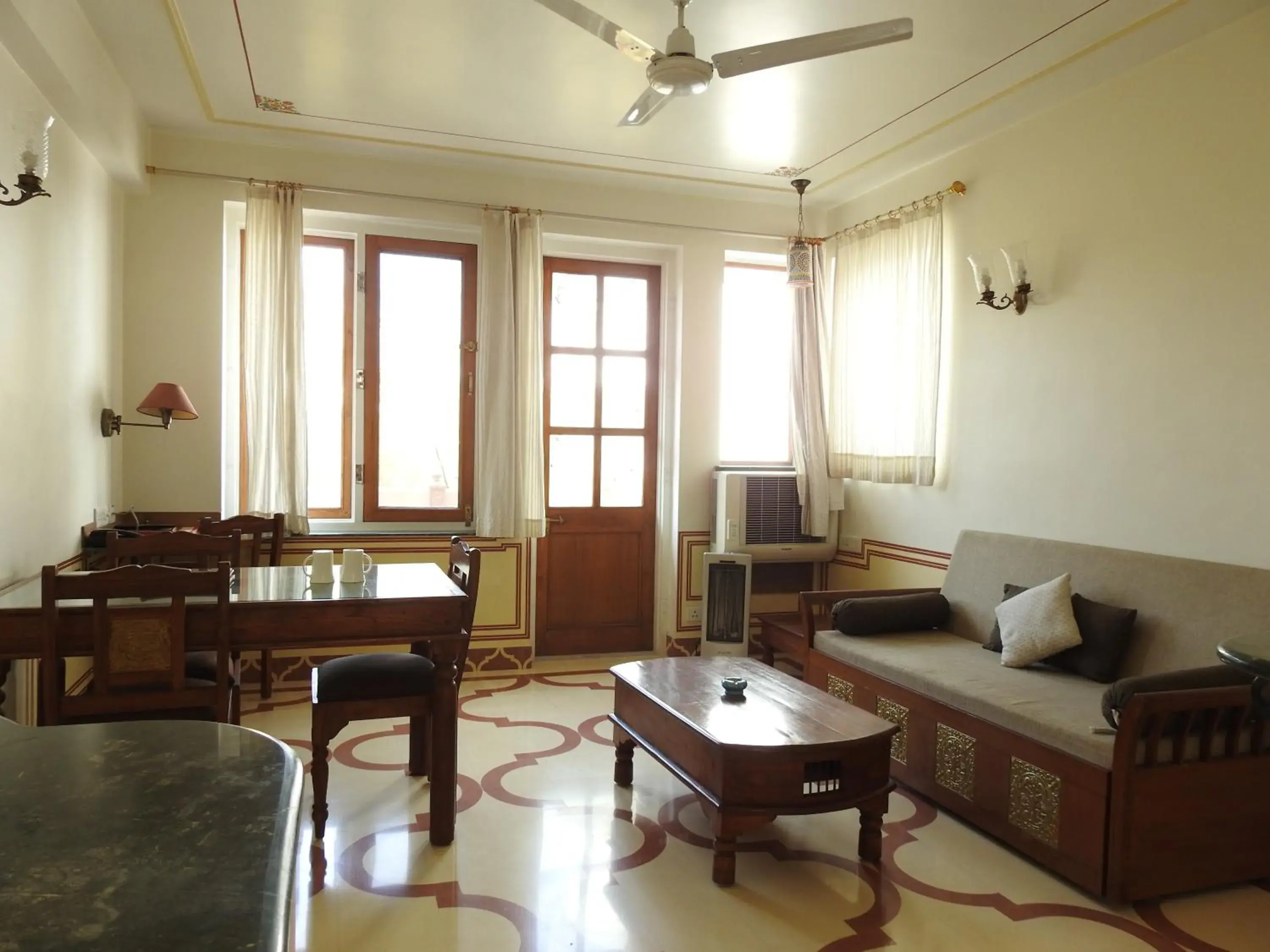 Living room, Seating Area in Om Niwas Suite Hotel