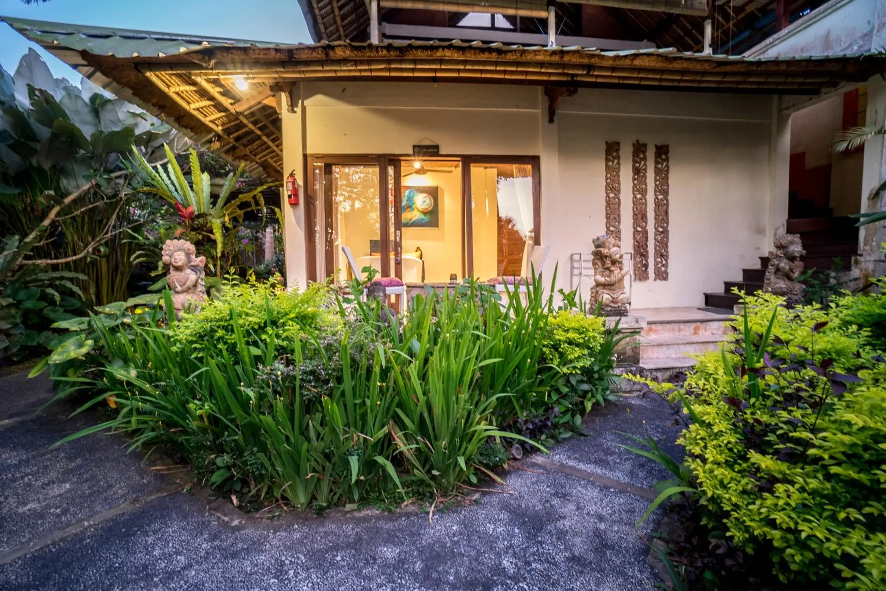 Garden in Gajah Biru Bungalows