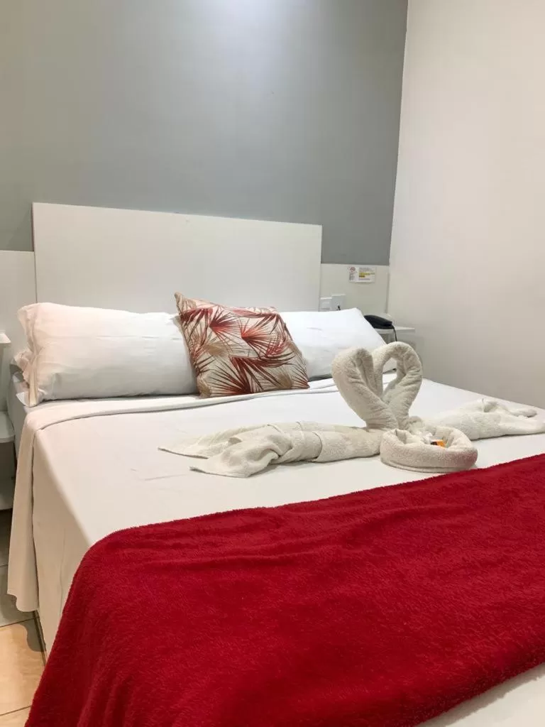 Bed in Pousada Verdes Mares