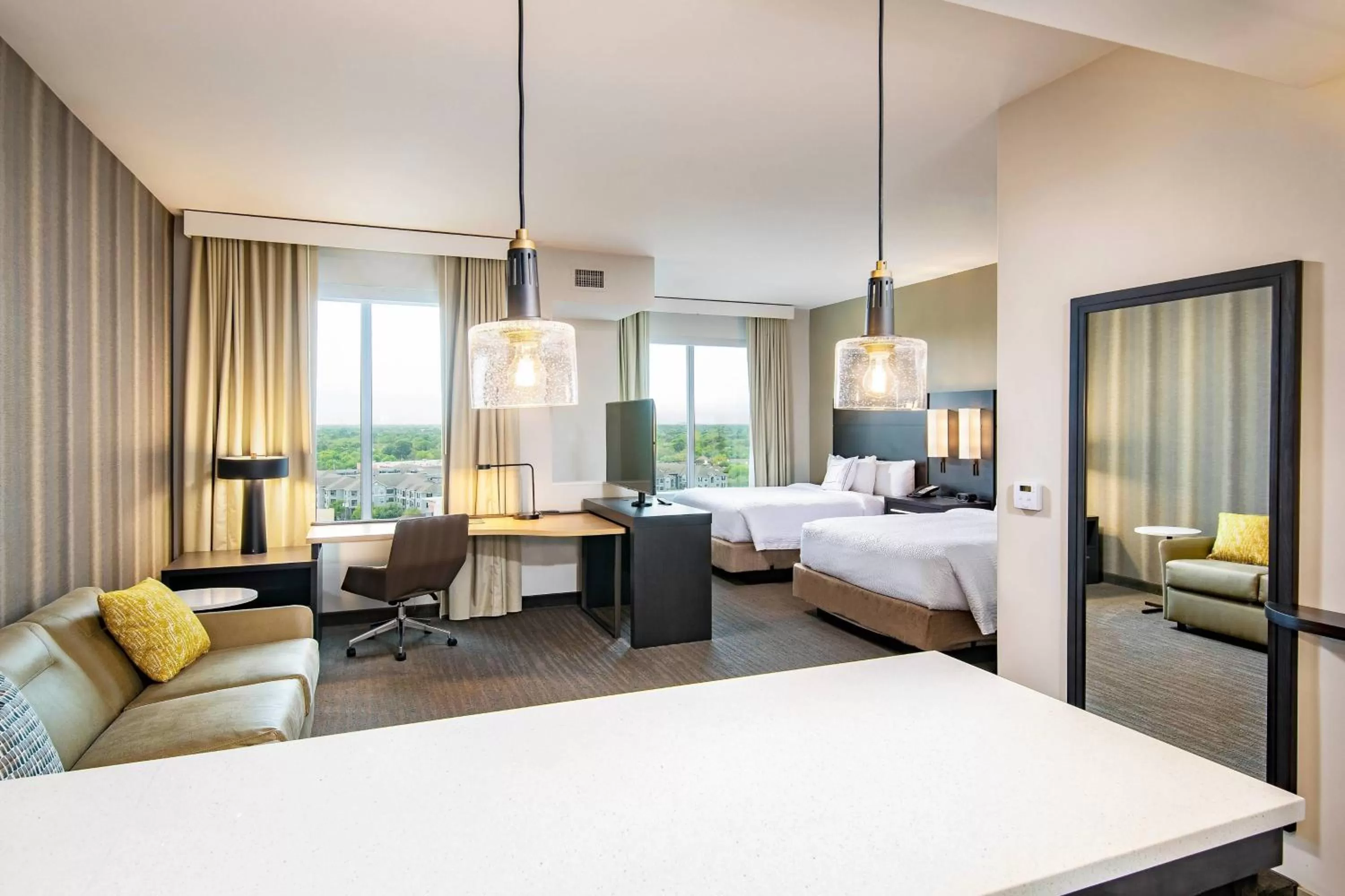 Photo of the whole room, Bed in Residence Inn by Marriott Houston Medical Center/NRG Park