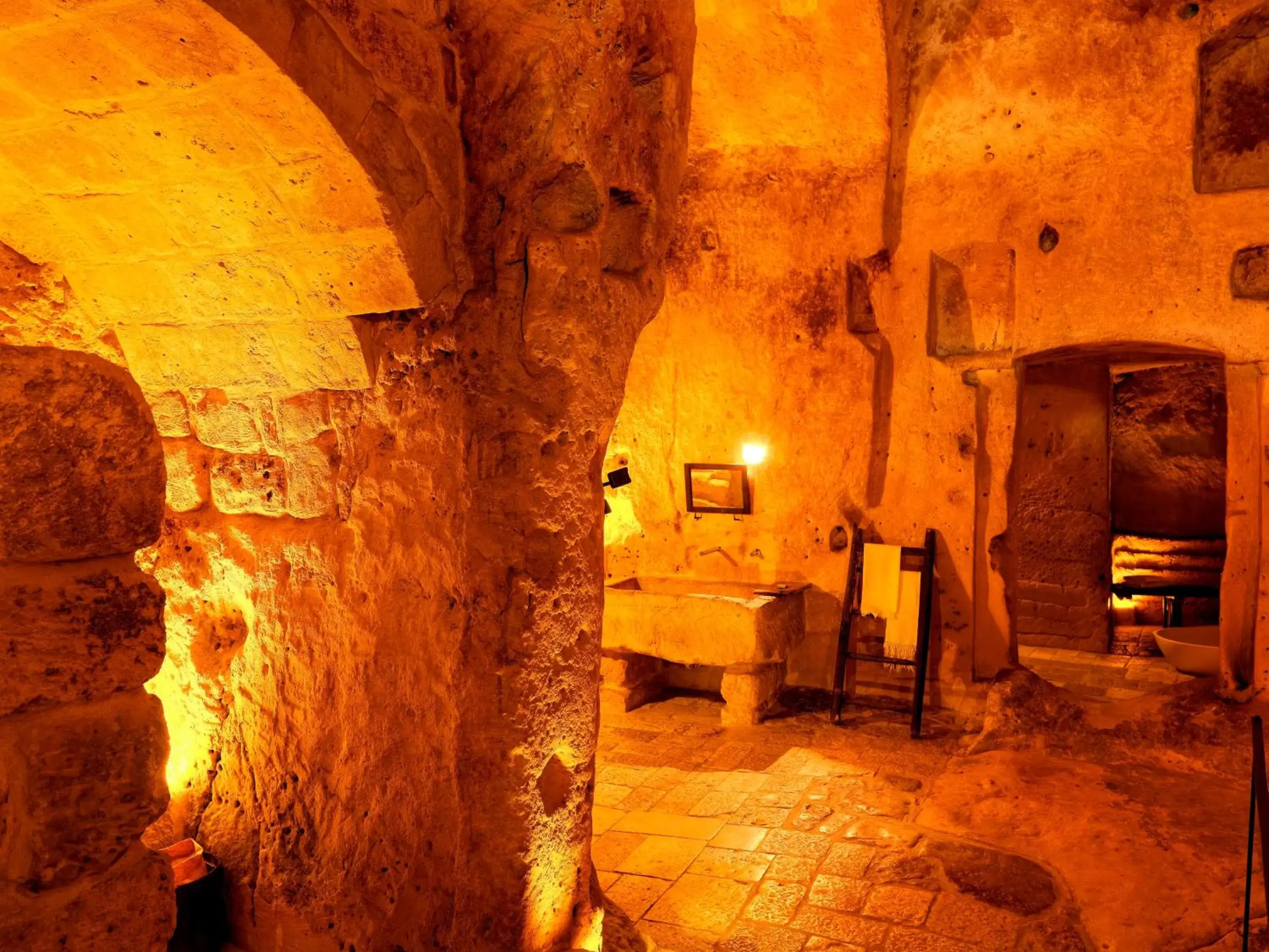 Bathroom in Sextantio Le Grotte Della Civita