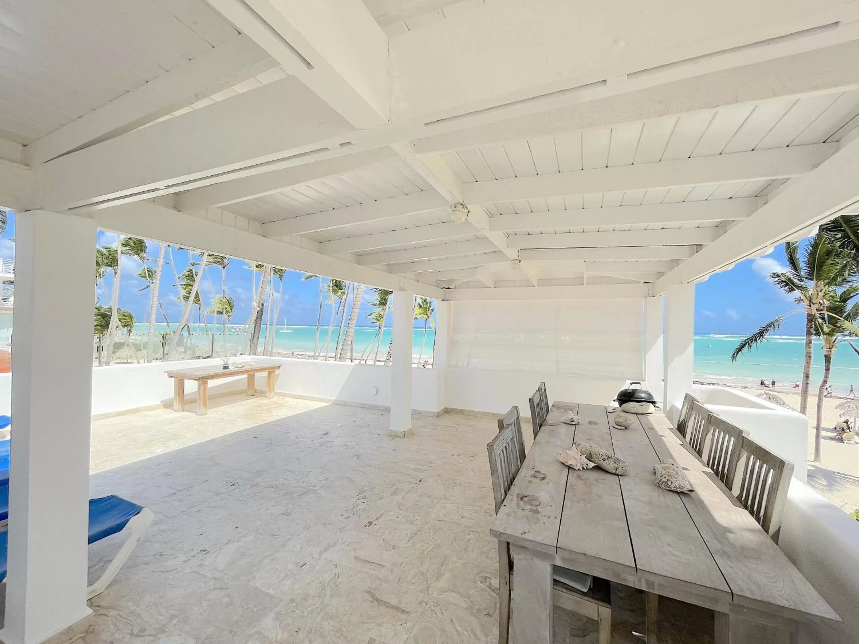 Patio in CARIBBEAN GALAXY HOTEL Los Corales BAVARO BEACH CLUB & SPA