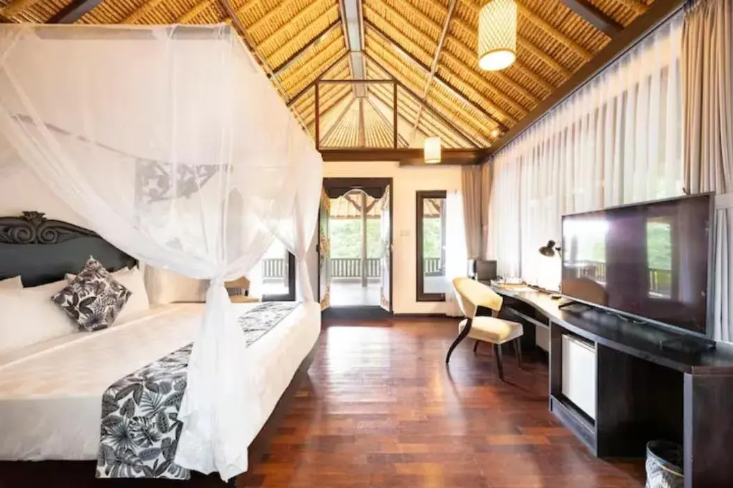 Bedroom in Ubud Dedari Villas