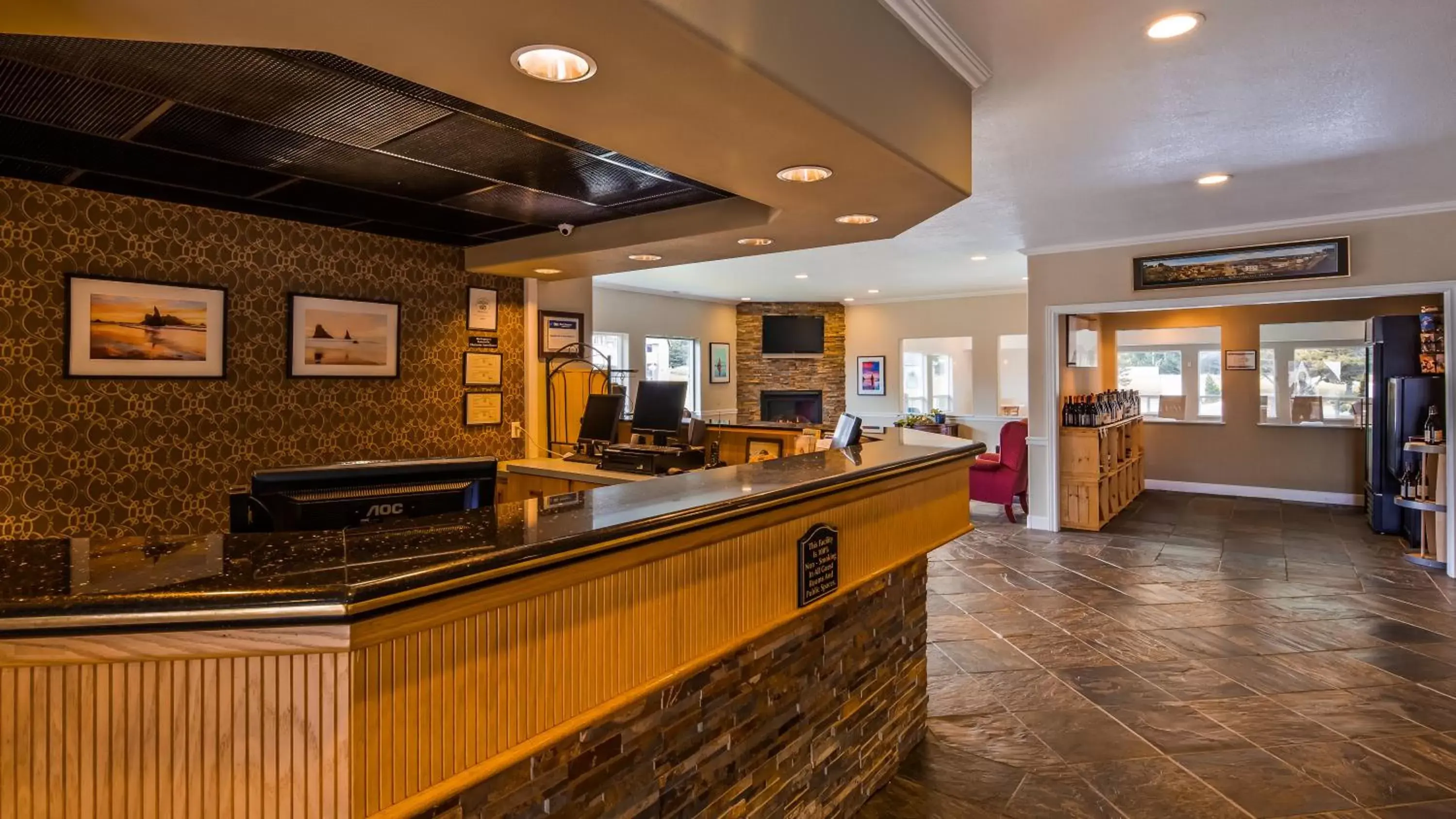 Lobby or reception, Lobby/Reception in Best Western Inn at Face Rock