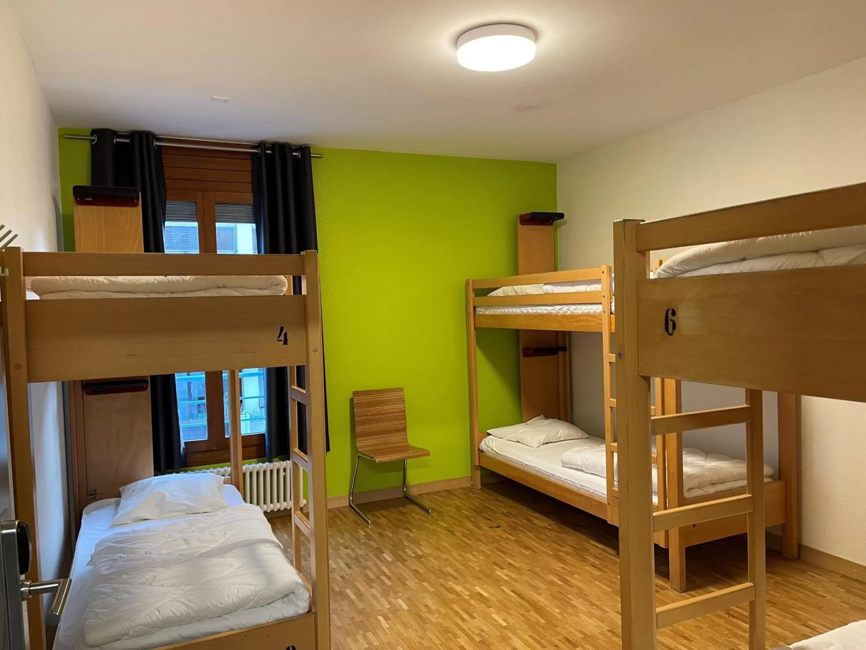 Bedroom, Bed in Geneva Hostel Bedroom, Bed in Geneva Hostel