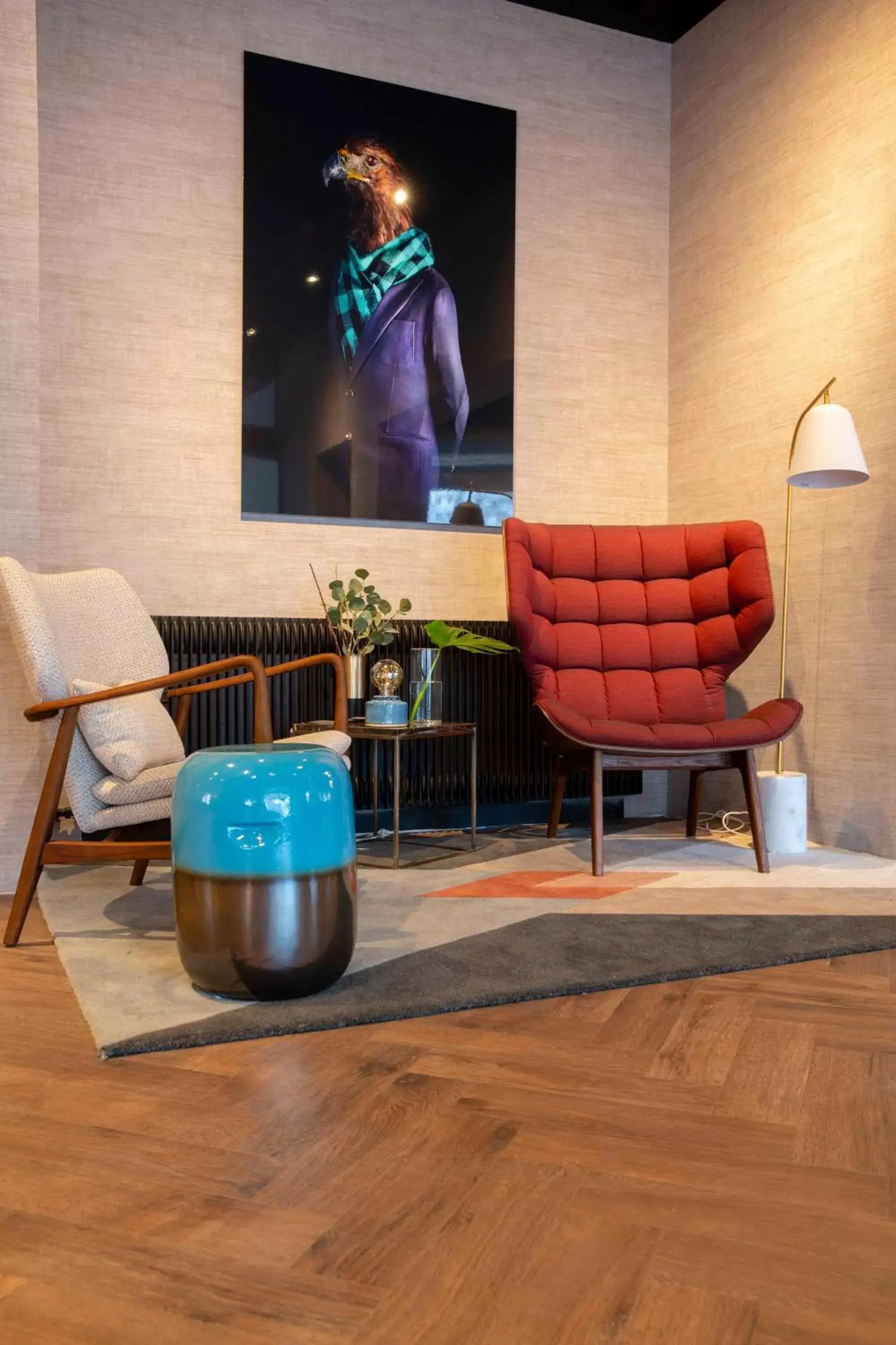 Living room in Hôtel Restaurant Vaillant Colmar Nord Living room in Hôtel Restaurant Vaillant Colmar Nord