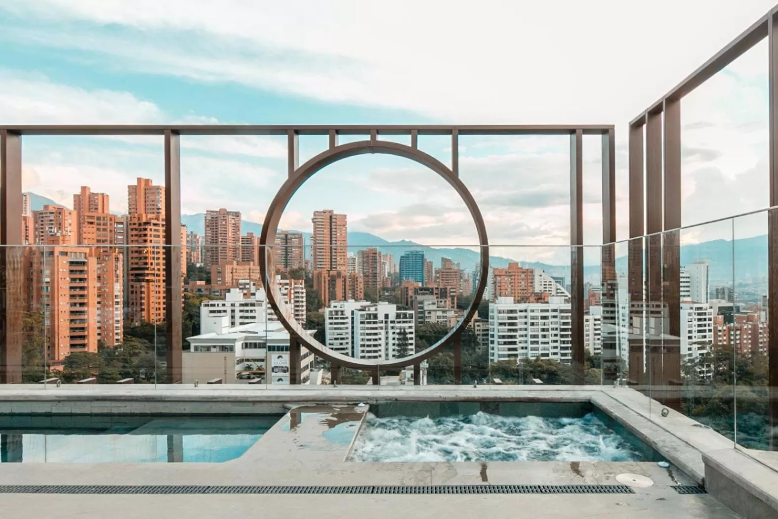 City view in Hotel Marquee Medellín