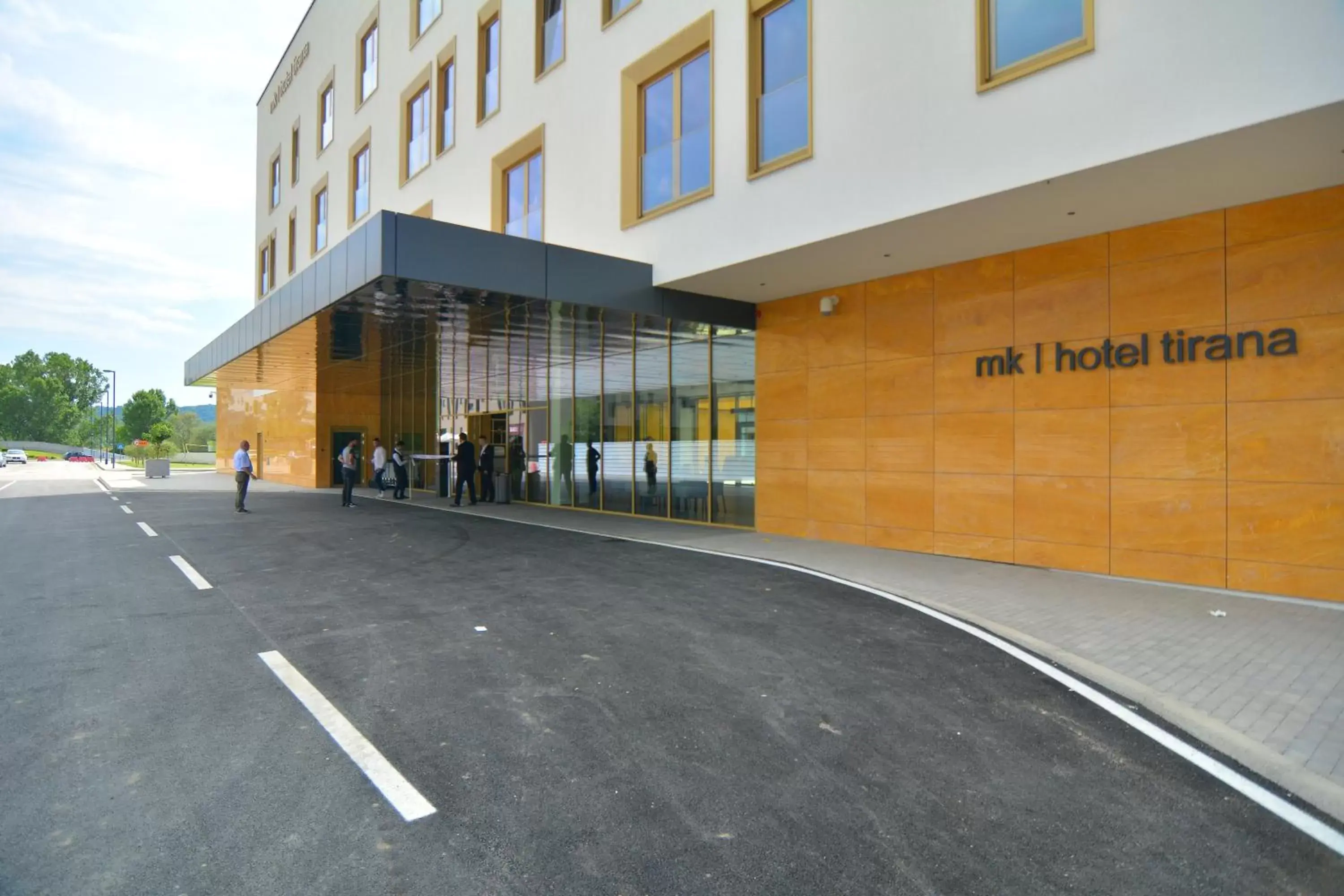 Facade/entrance in mk hotel tirana Facade/entrance in mk hotel tirana