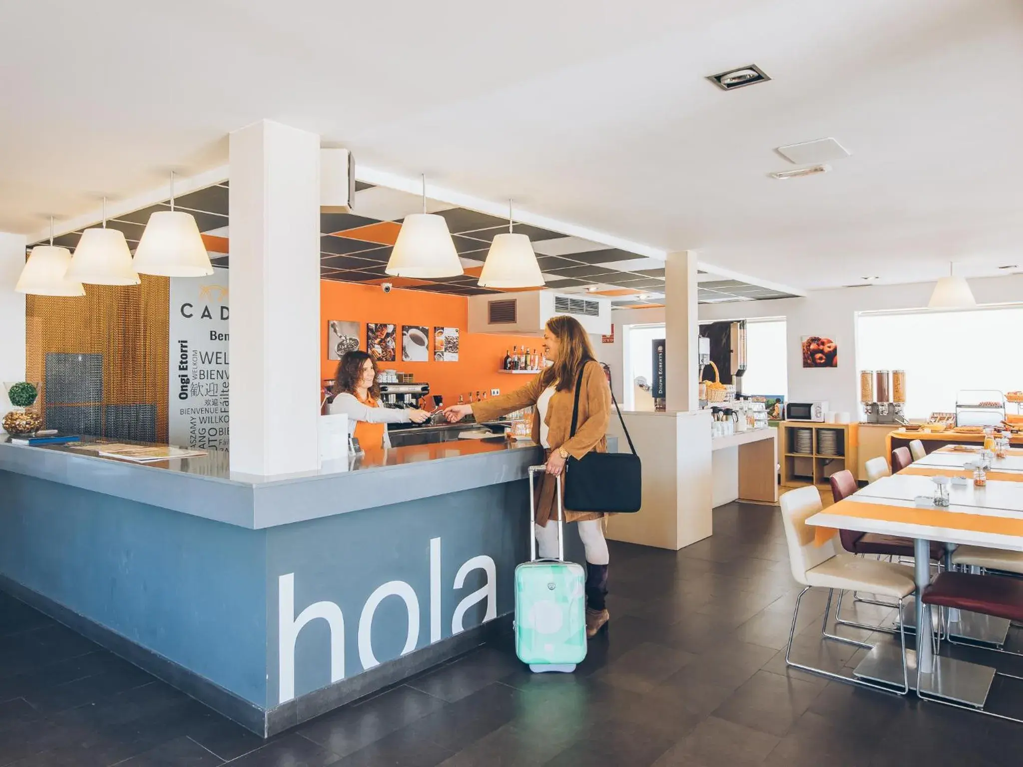 Lobby or reception in Hotel Restaurante Cadosa