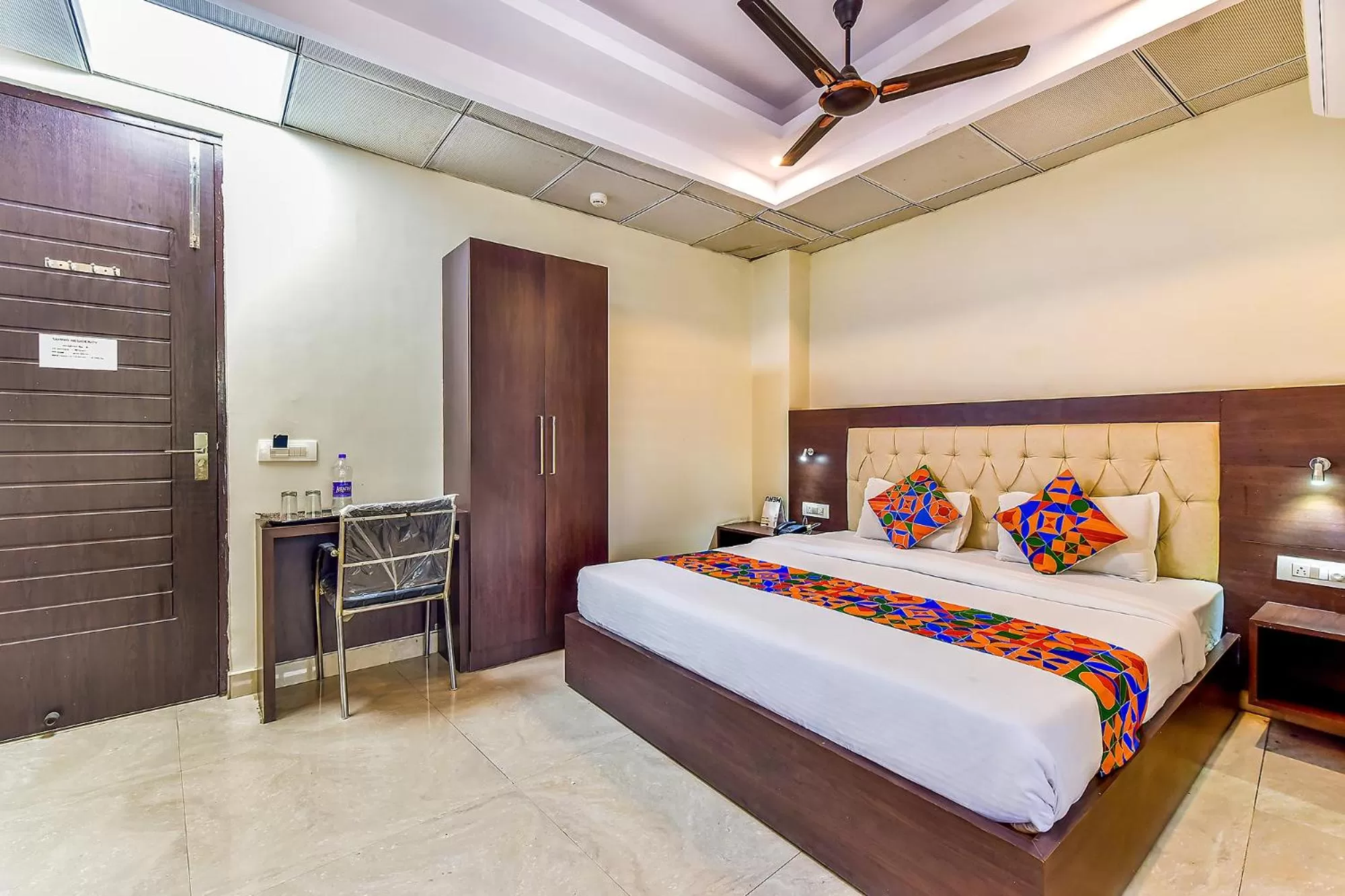 Bed in FabHotel Surya Residency GMS Road