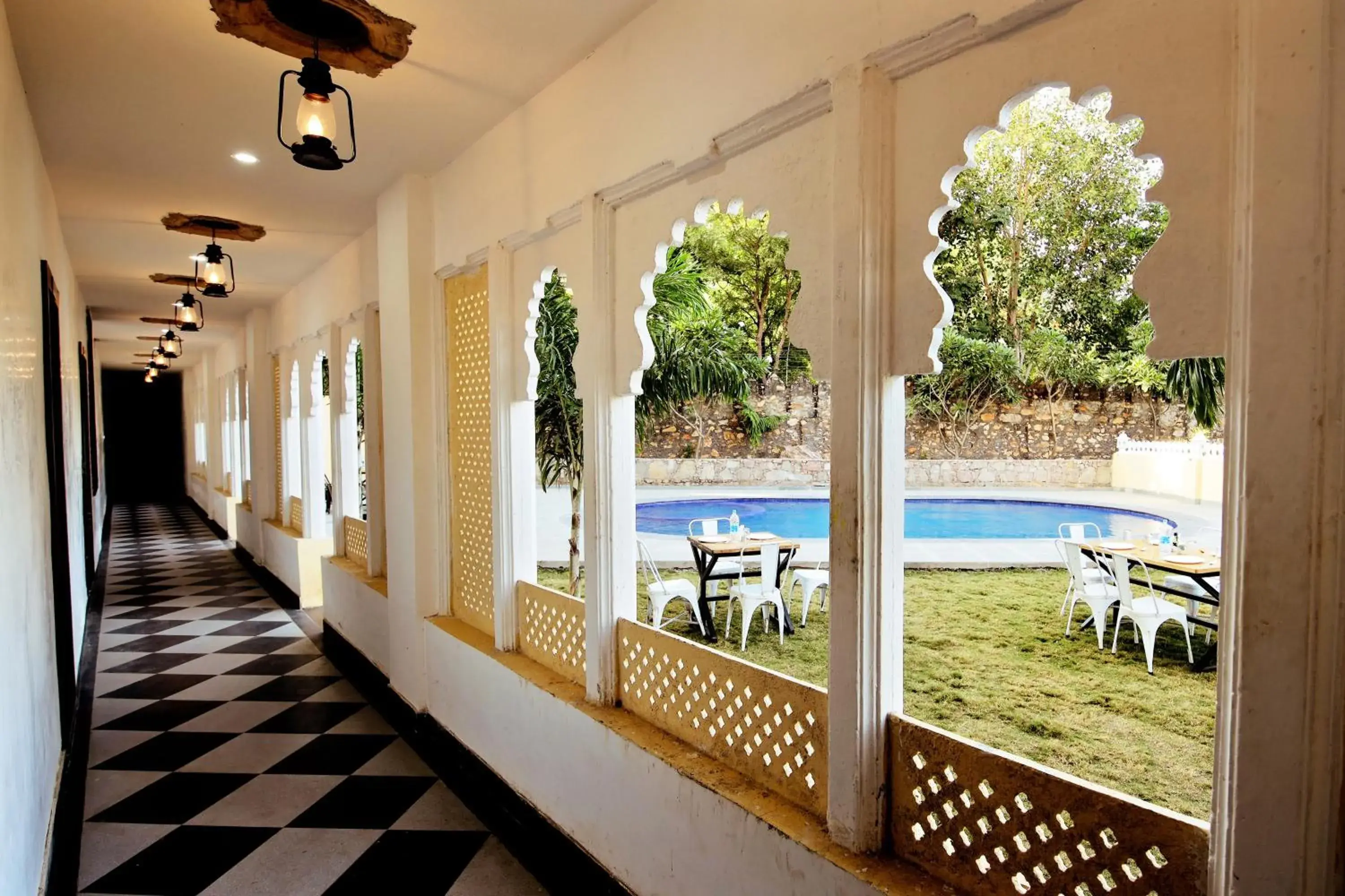 Pool View in The Kanchangarh Resort