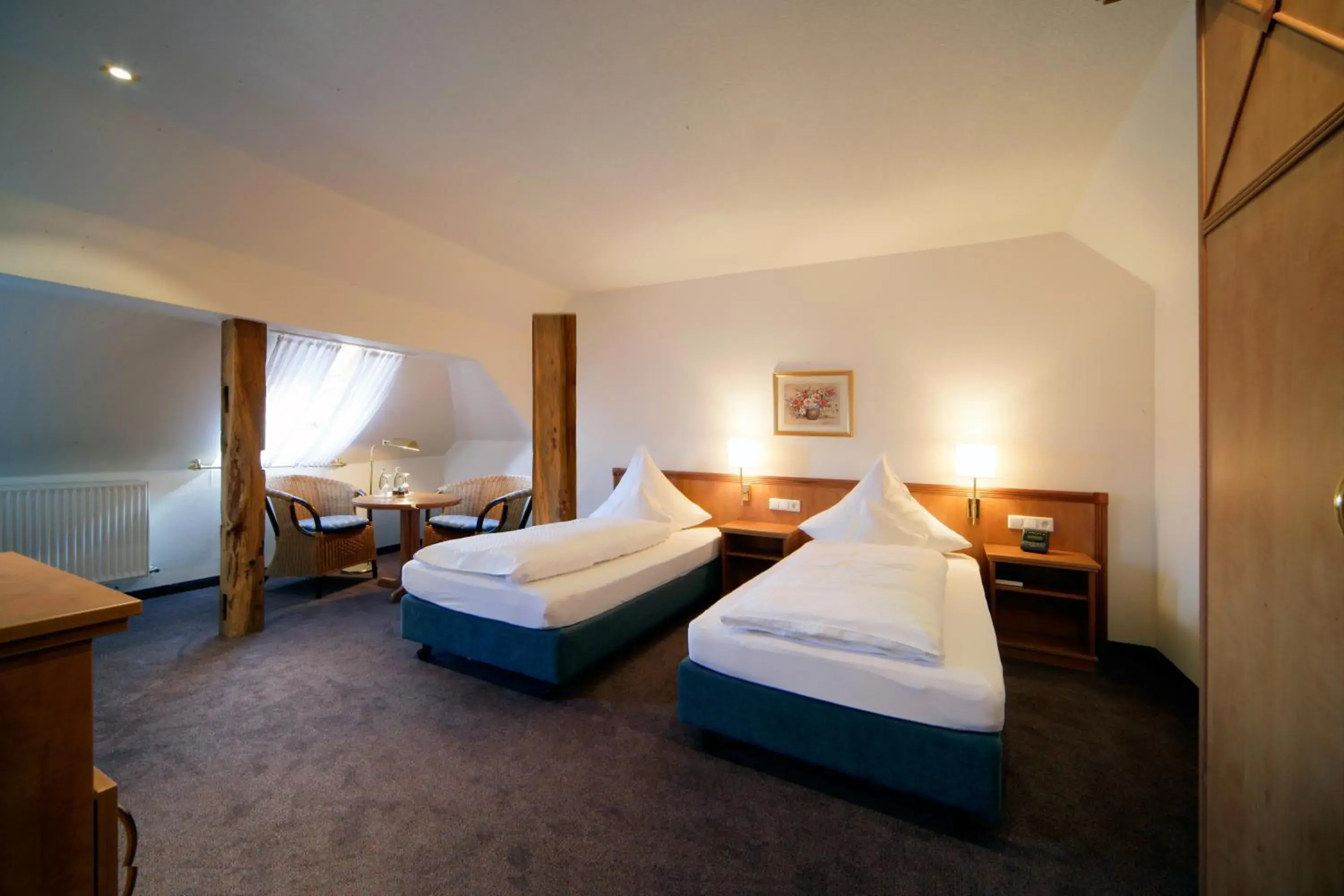 Bedroom, Bed in Hotel Gödecke
