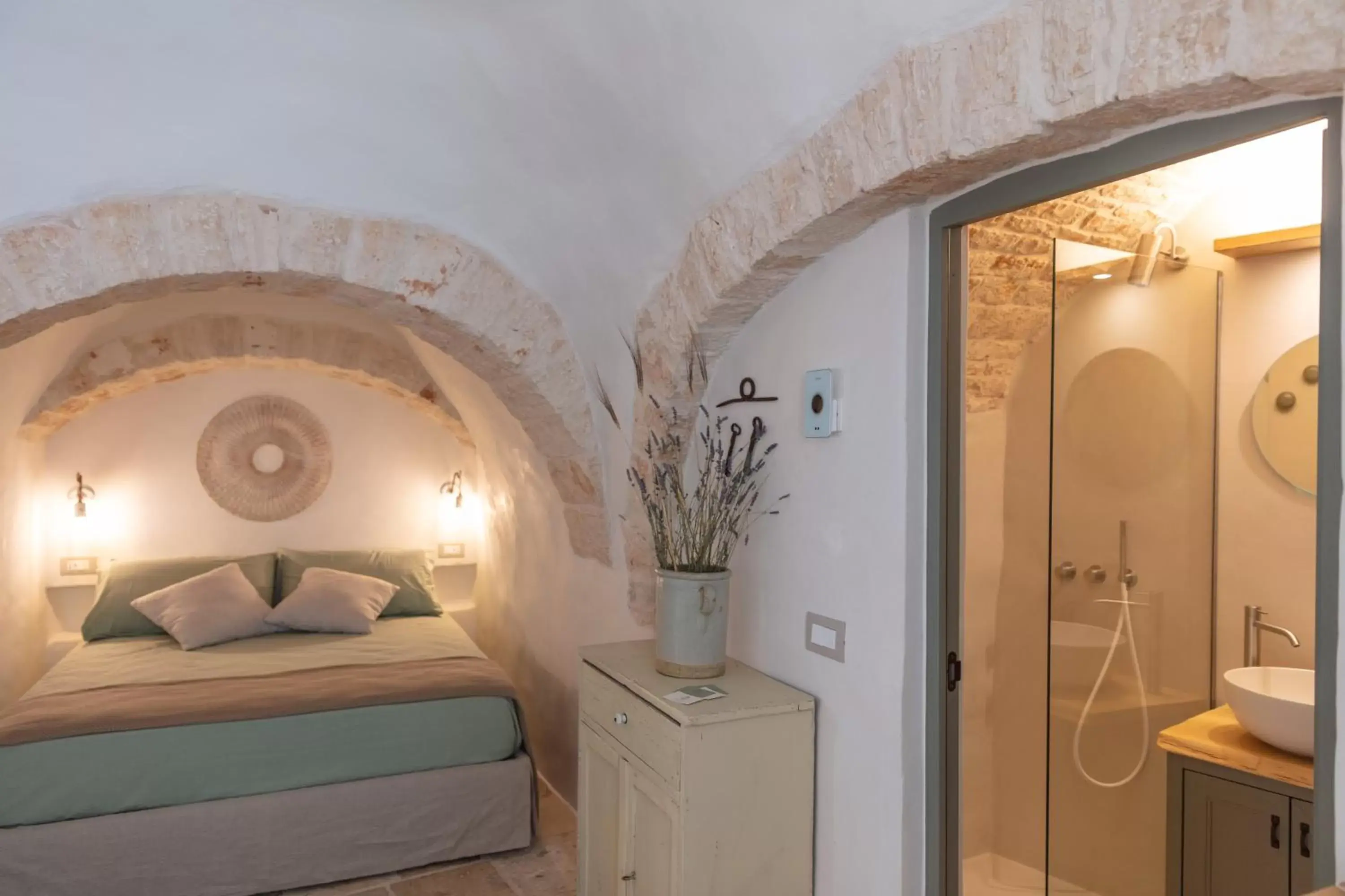 Bed in Trulli Magheia