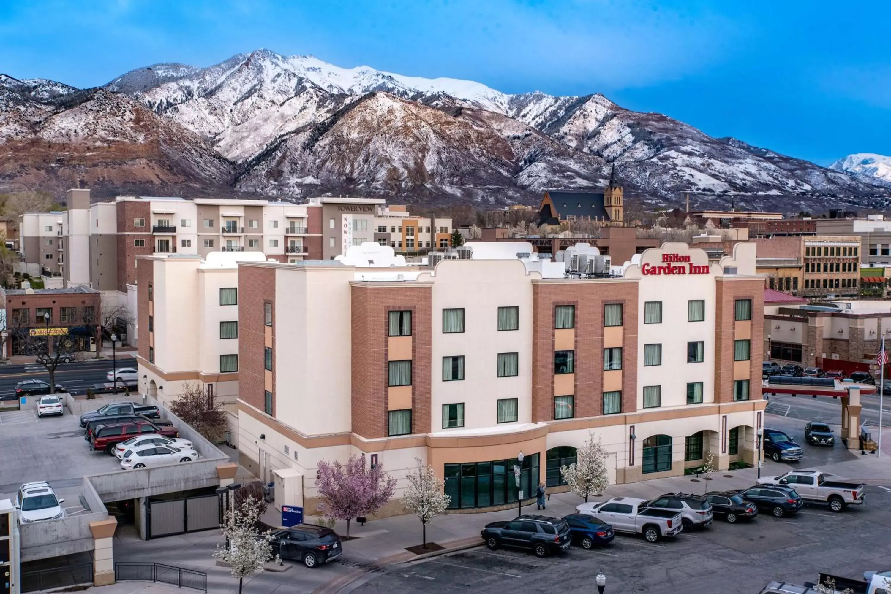 Property building, Winter in Hilton Garden Inn Ogden