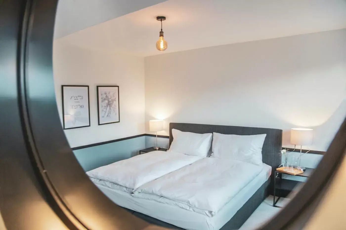 Photo of the whole room, Bed in Pop Up Hotel Krone Zürich
