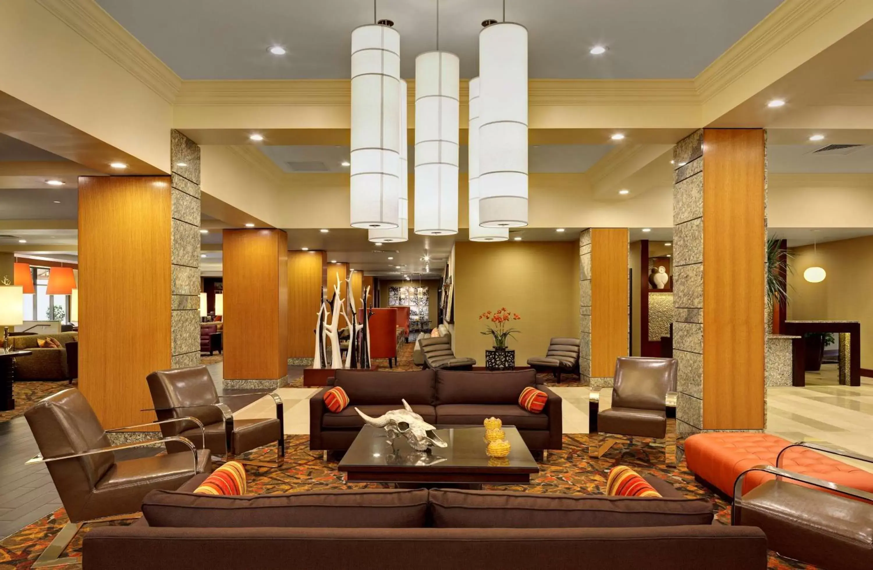 Lobby or reception, Lobby/Reception in DoubleTree by Hilton Hotel St. Louis - Chesterfield