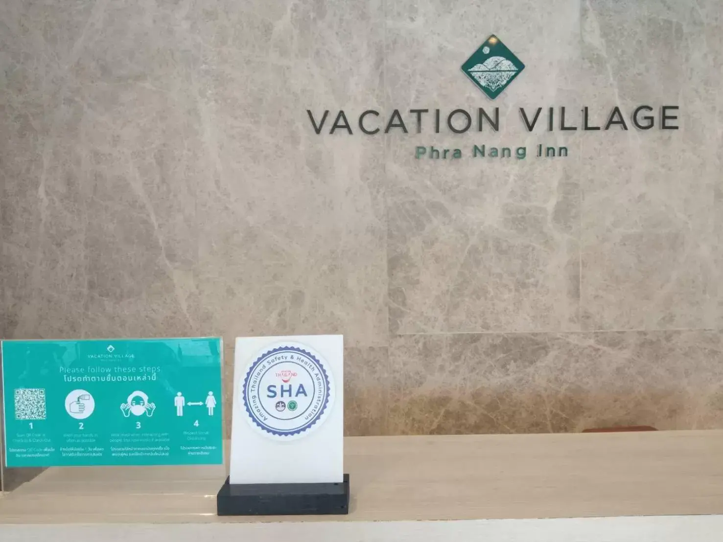 Lobby or reception, Property Logo/Sign in Vacation Village Phra Nang Inn - SHA Extra Plus