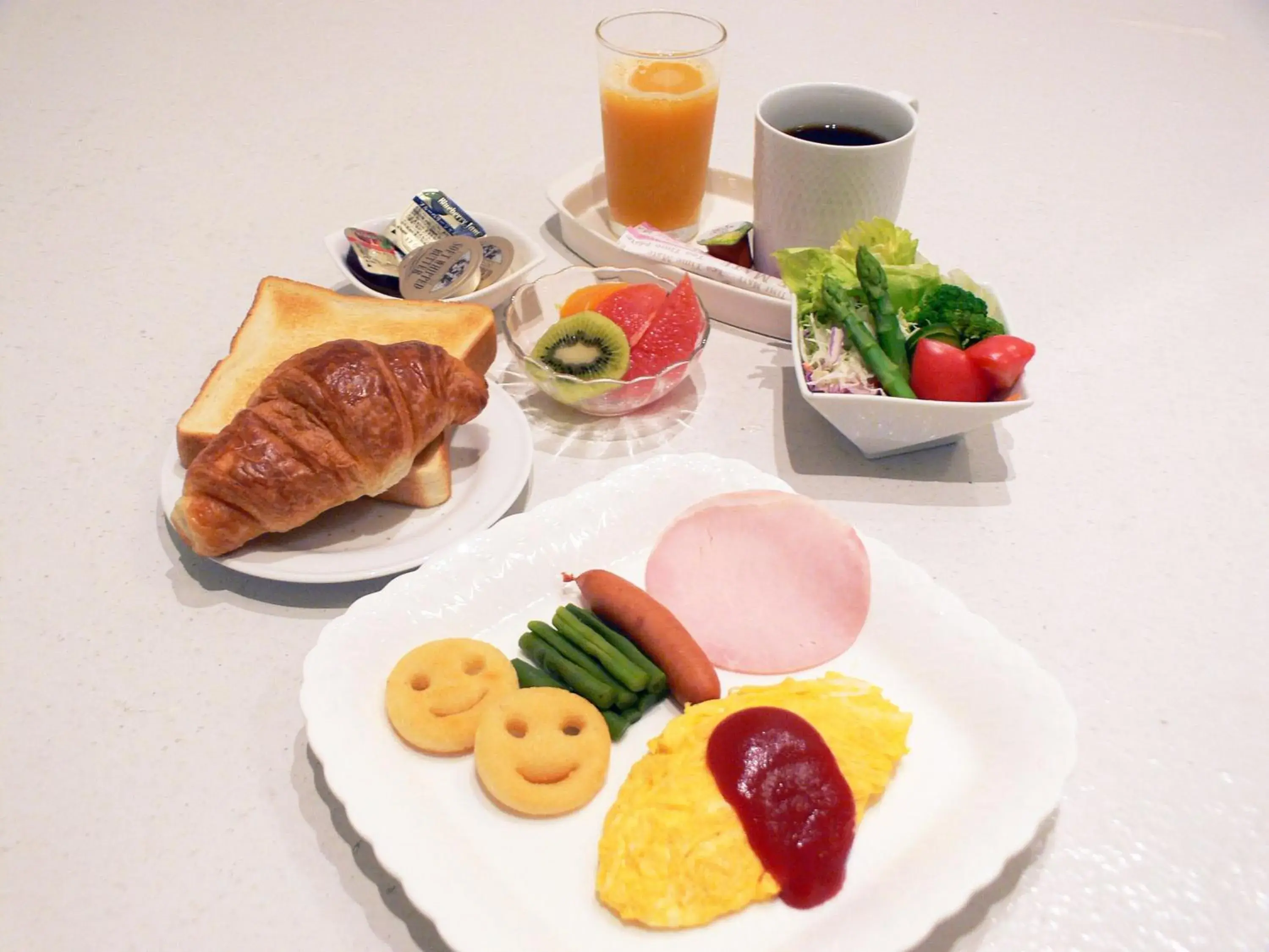 Continental breakfast, Breakfast in Shinjuku City Hotel N.U.T.S Tokyo