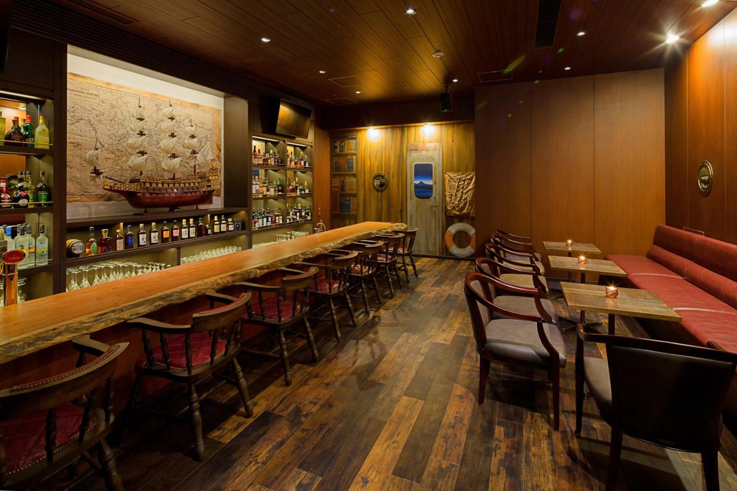 Lounge or bar in La'gent Stay Sapporo Odori Hokkaido