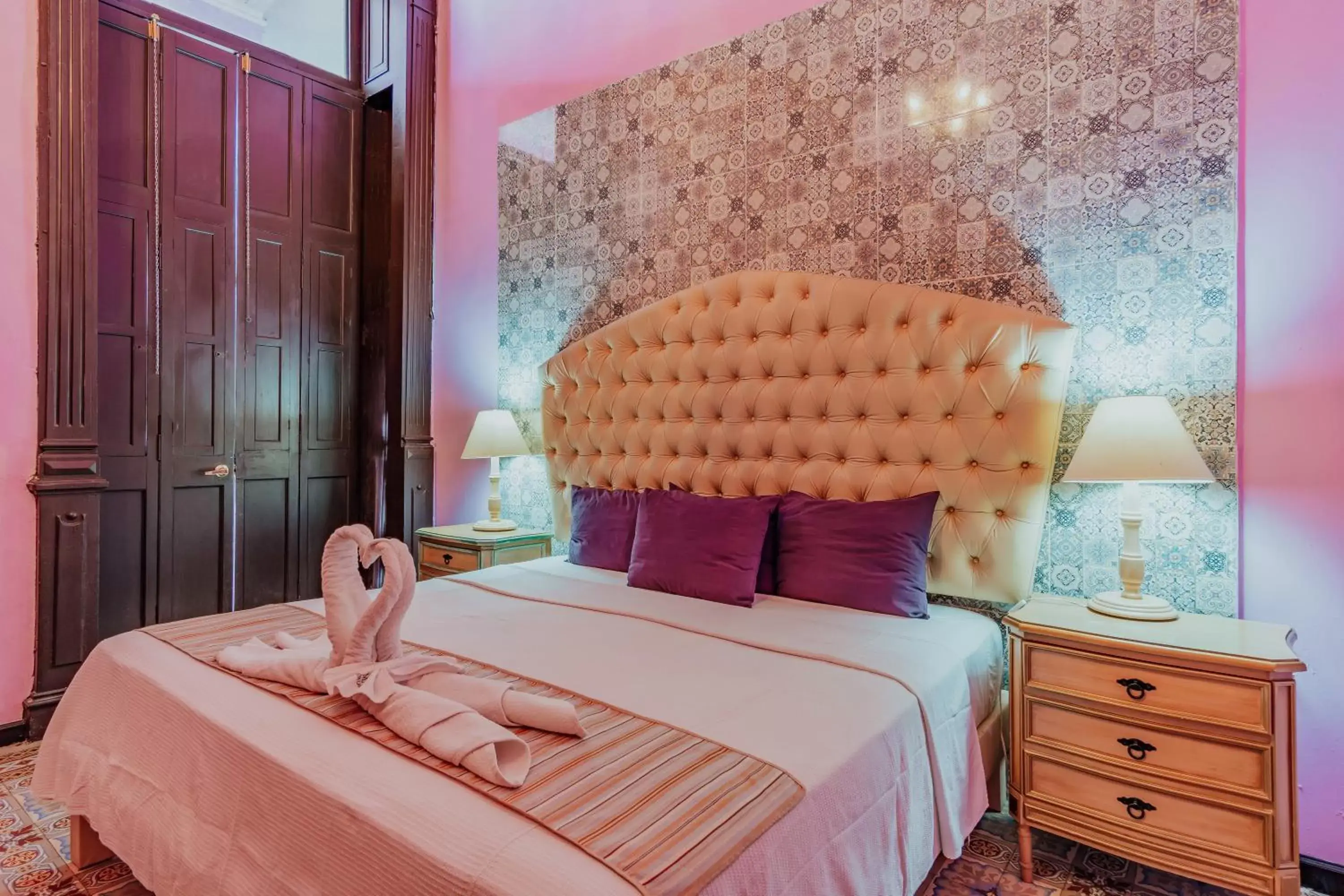 Bed in Hotel Lavanda CAS