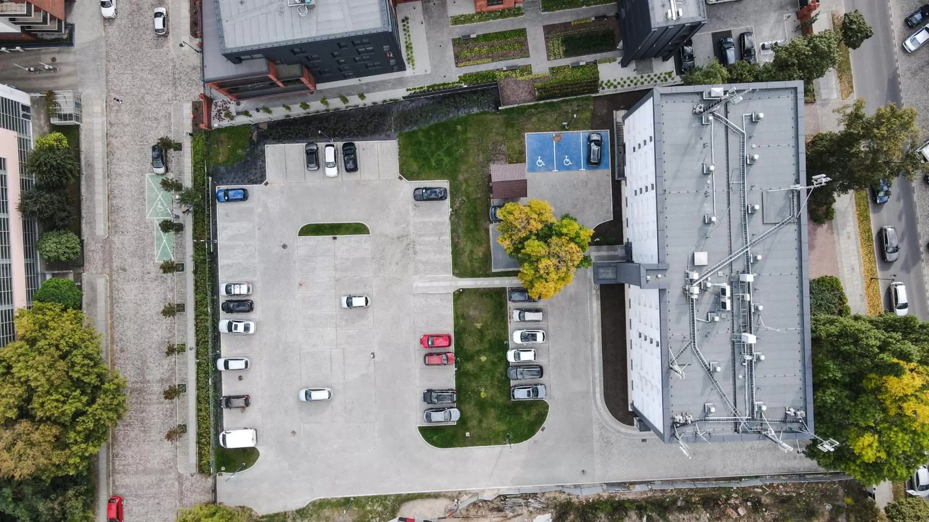 Property building, Bird's-eye View in Hotel Kopernik