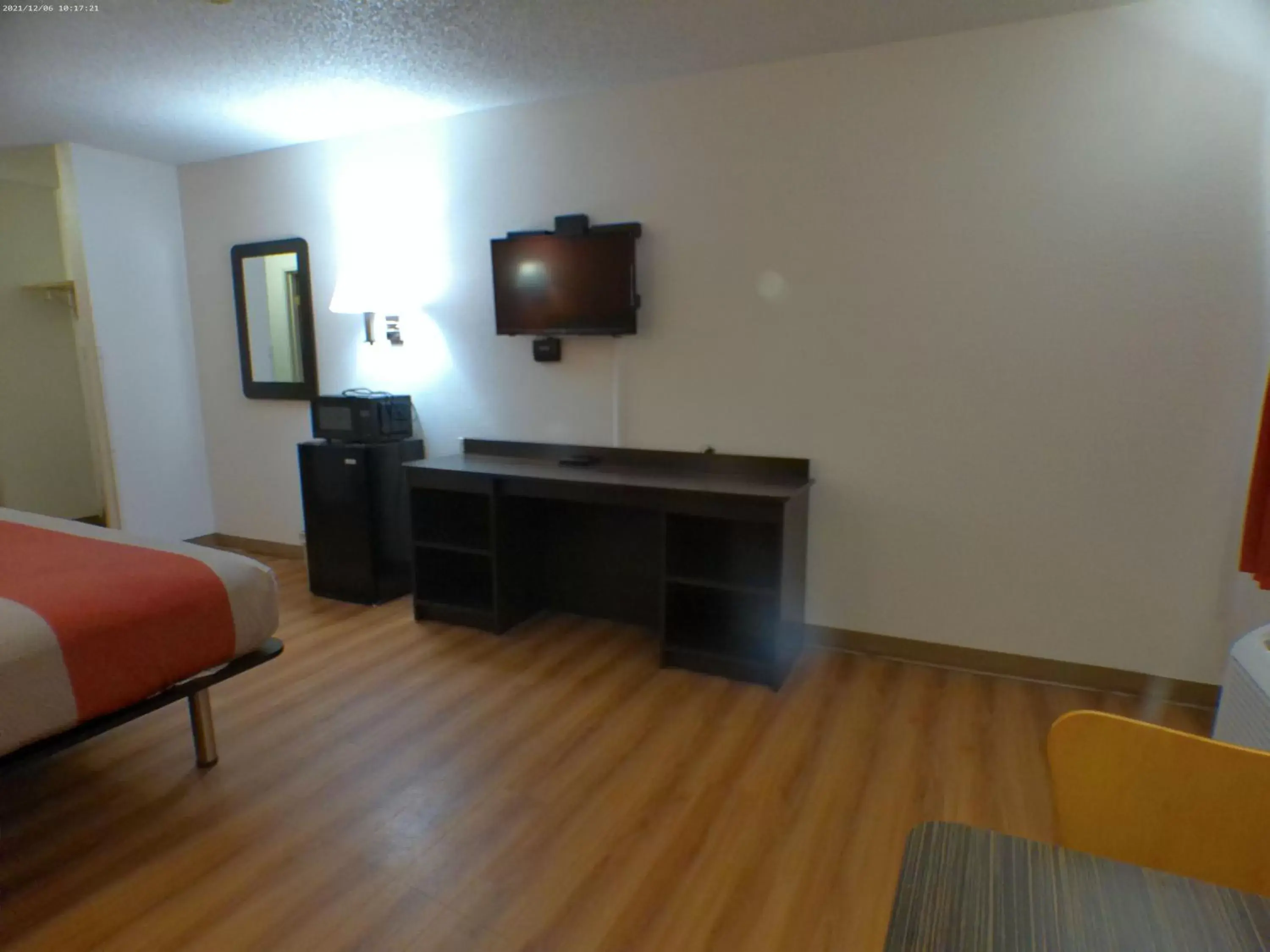 TV/Entertainment Center in Motel 6-Winslow, AZ