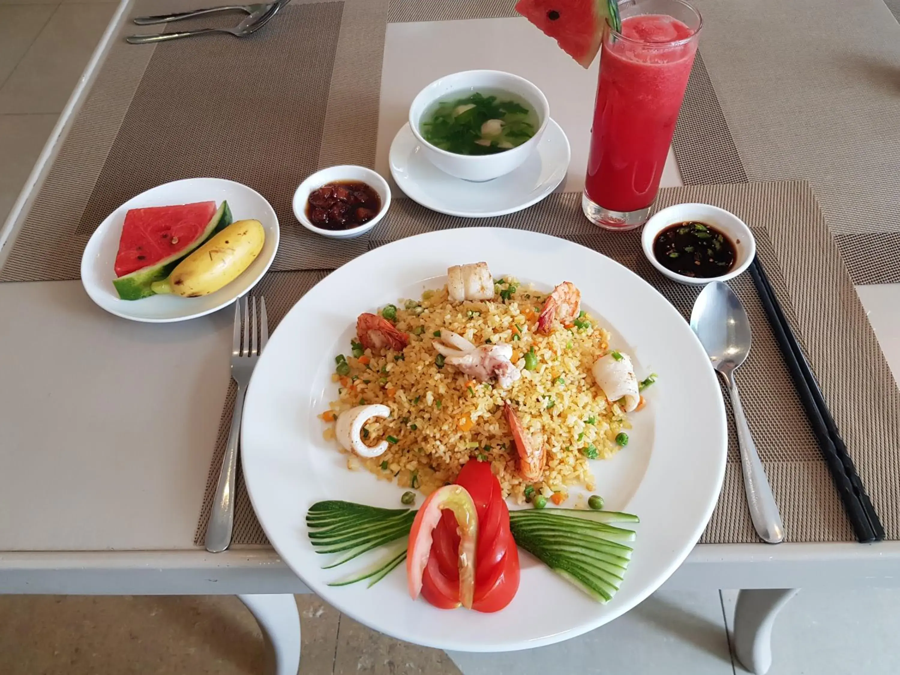 Lunch in Rembrandt Hotel Nha Trang